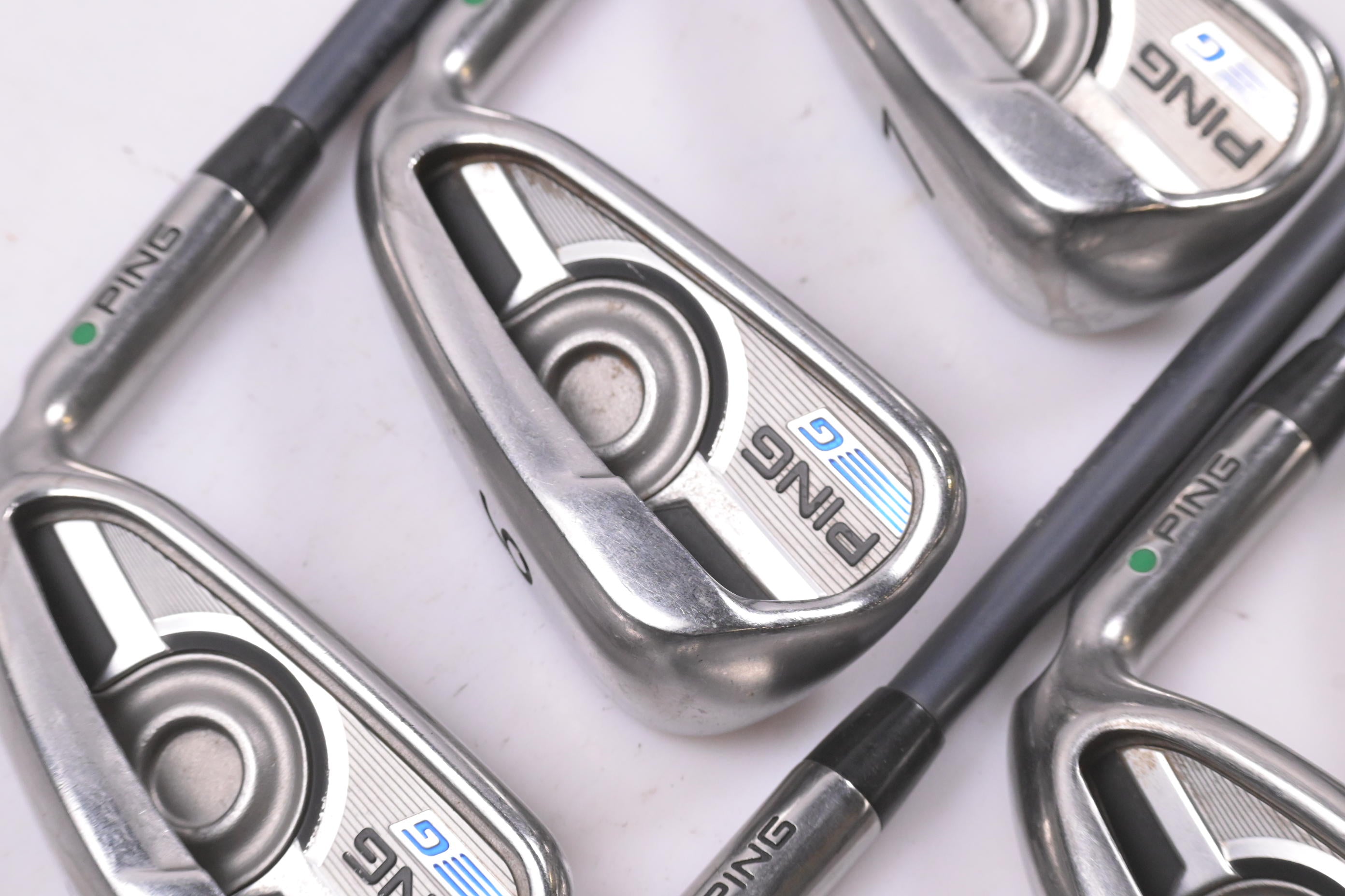 Ping G Series Irons / 5-PW / Green Dot / Regular Flex Ping CFS 70 Shafts