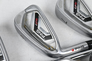 Left hand Ping i25 Irons / 5-PW / Red Dot / Senior Flex Ping CFS Shafts