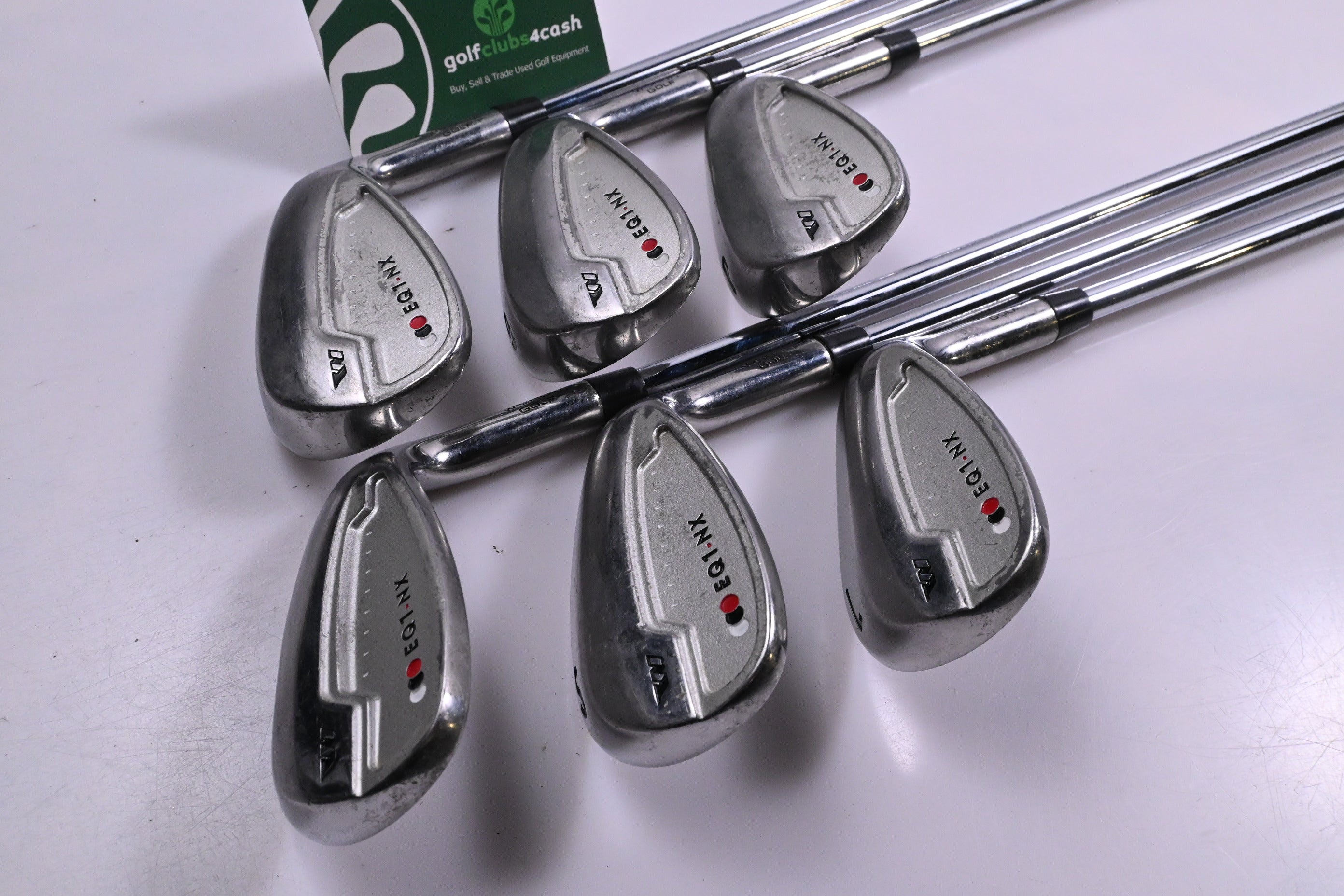 Wishon EQ1-NX Irons / 8-PW+GW+SW+LW / Regular Flex Apollo Shafts