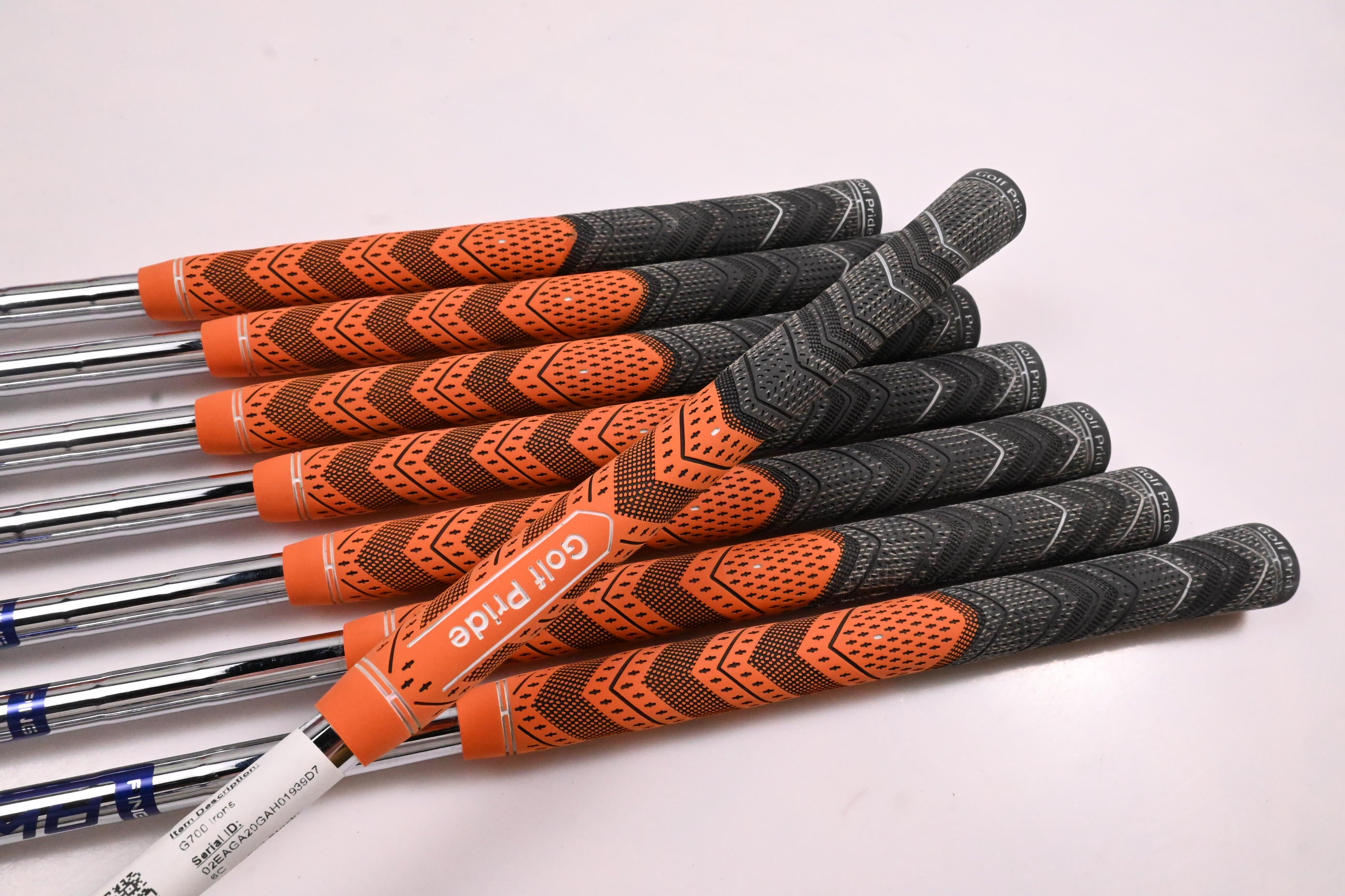 Ping G700 Irons / 5-PW+GW+SW / Orange Dot / Regular Flex Ping AWT 2.0 Shafts