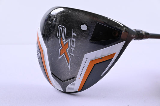 Callaway X2 Hot Driver / 9 Degree / Regular Flex Aldila Tour Blue ATX 55 Shaft
