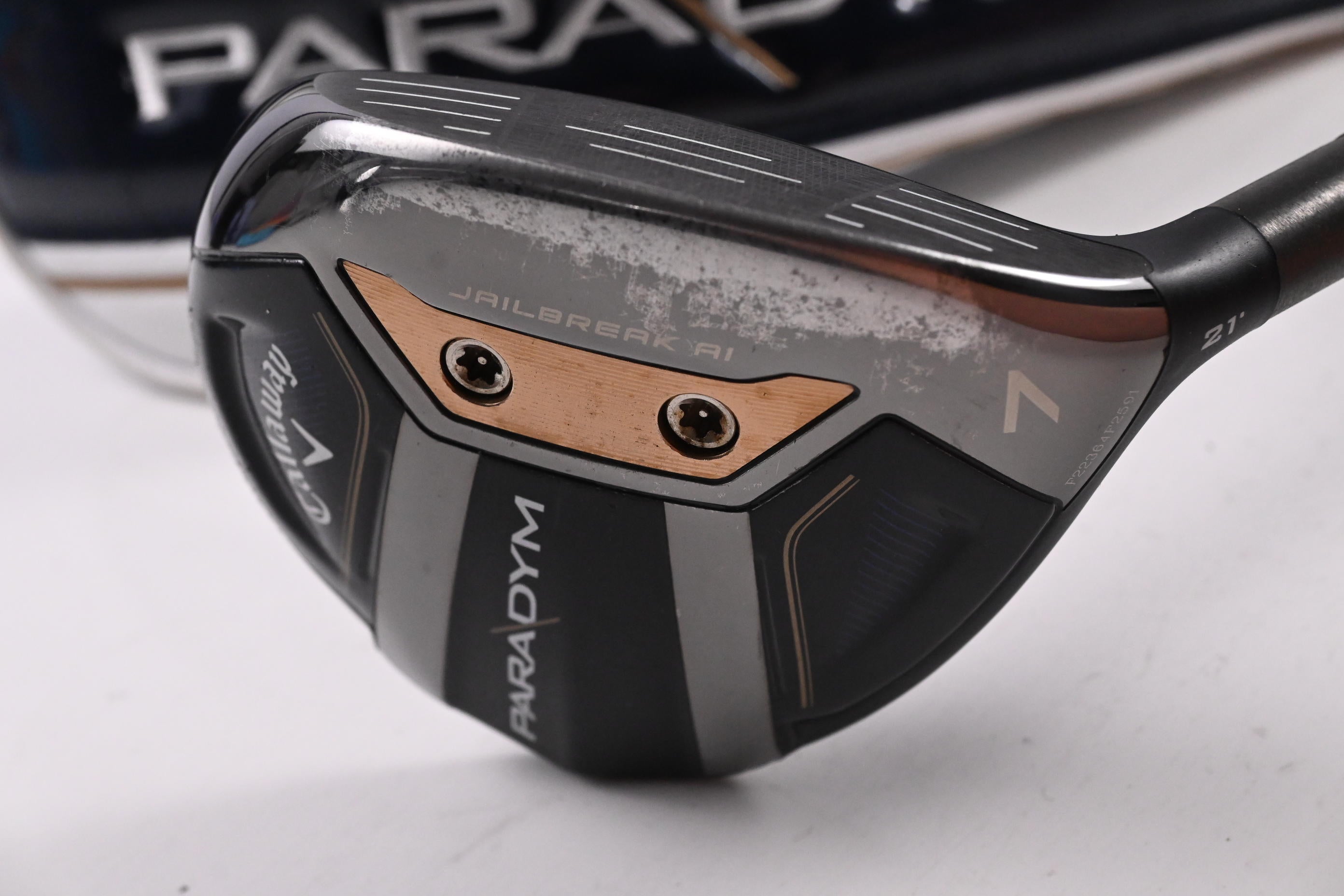 Callaway Paradym #7 Wood / 21 Degree / Regular Flex Hzrdus Gen4 Silver 60