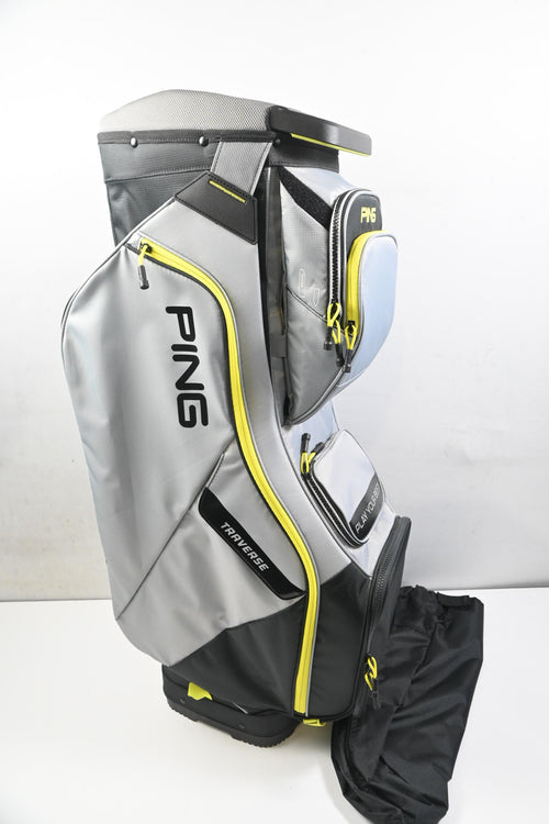 Ping Traverse Cart Bag / 14-Way Divider / Grey, Black & Yellow