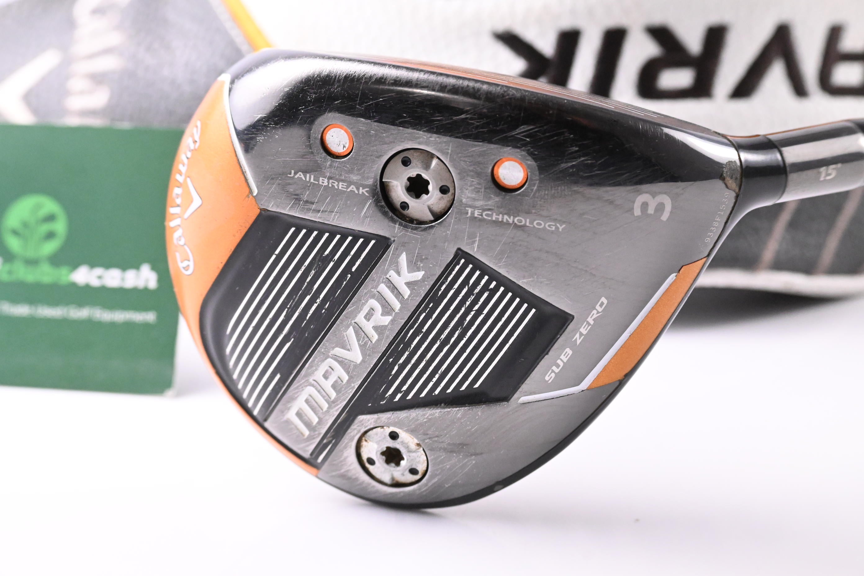 Callaway Mavrik Sub Zero #3 Wood / 15 Degree / Stiff Flex Aldila Rogue White 70