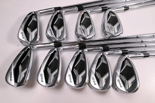 Ping G430 Irons / 5-PW+45°+50°+54° / Red Dot / Stiff Flex Dynamic Gold Mid 100