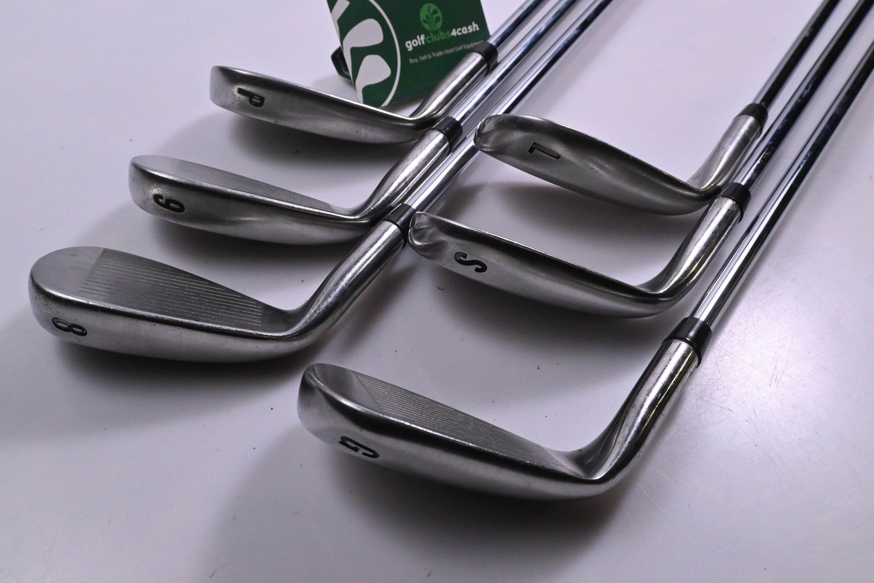 Wishon EQ1-NX Irons / 8-PW+GW+SW+LW / Regular Flex Apollo Shafts