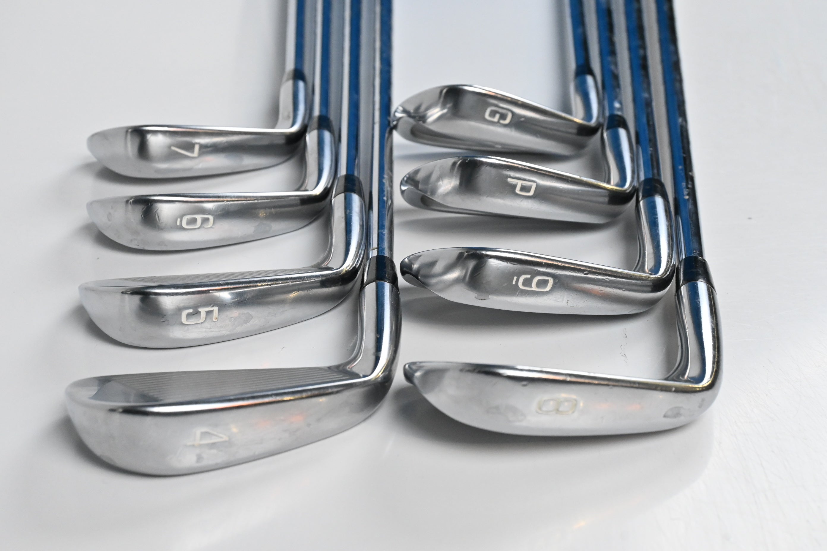 Mizuno Pro 245 Irons / 4-PW+GW / Stiff Flex KBS $-Taper 130 Shafts