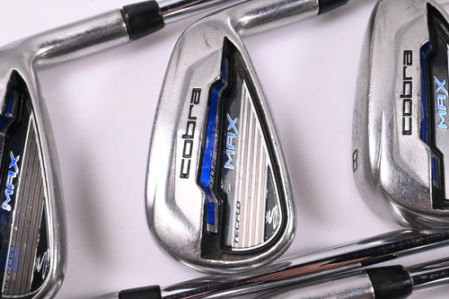 Cobra Max Irons / 6-PW+SW / Regular Flex Steel Shafts