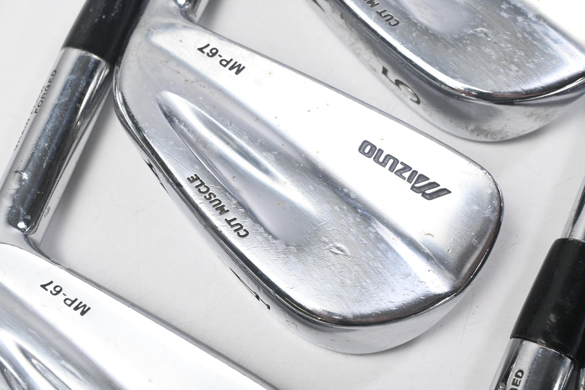 Mizuno MP-67 Irons / 3-PW / Regular Flex Rifle Flighted Shafts