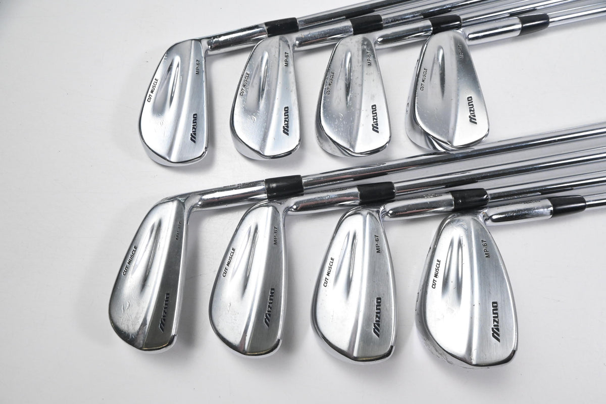 Mizuno MP-67 Irons / 3-PW / Regular Flex Rifle Flighted Shafts