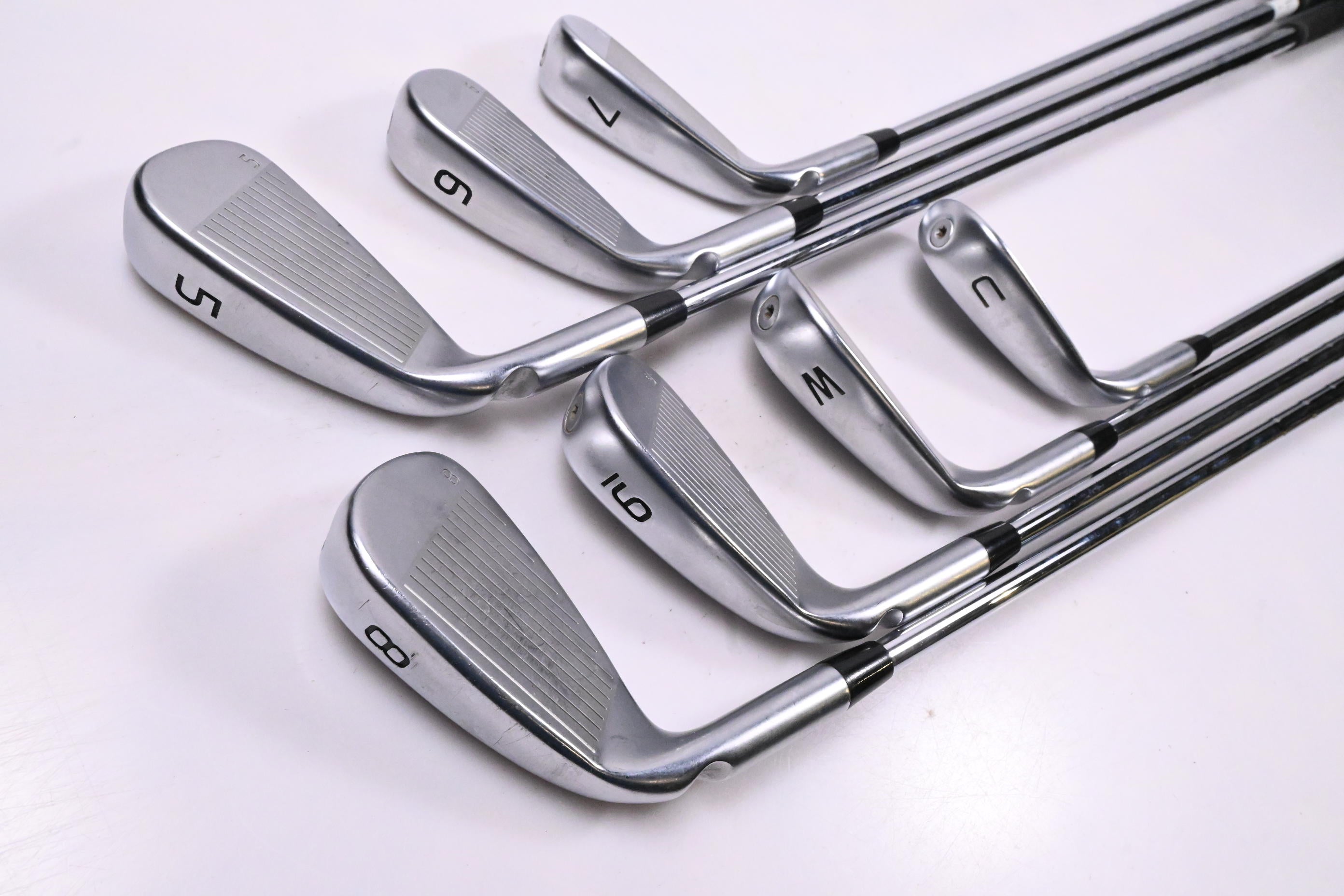 Ping G440 Irons / 5-PW+UW / Orange Dot / Regular Flex Ping AWT 3.0 Shafts