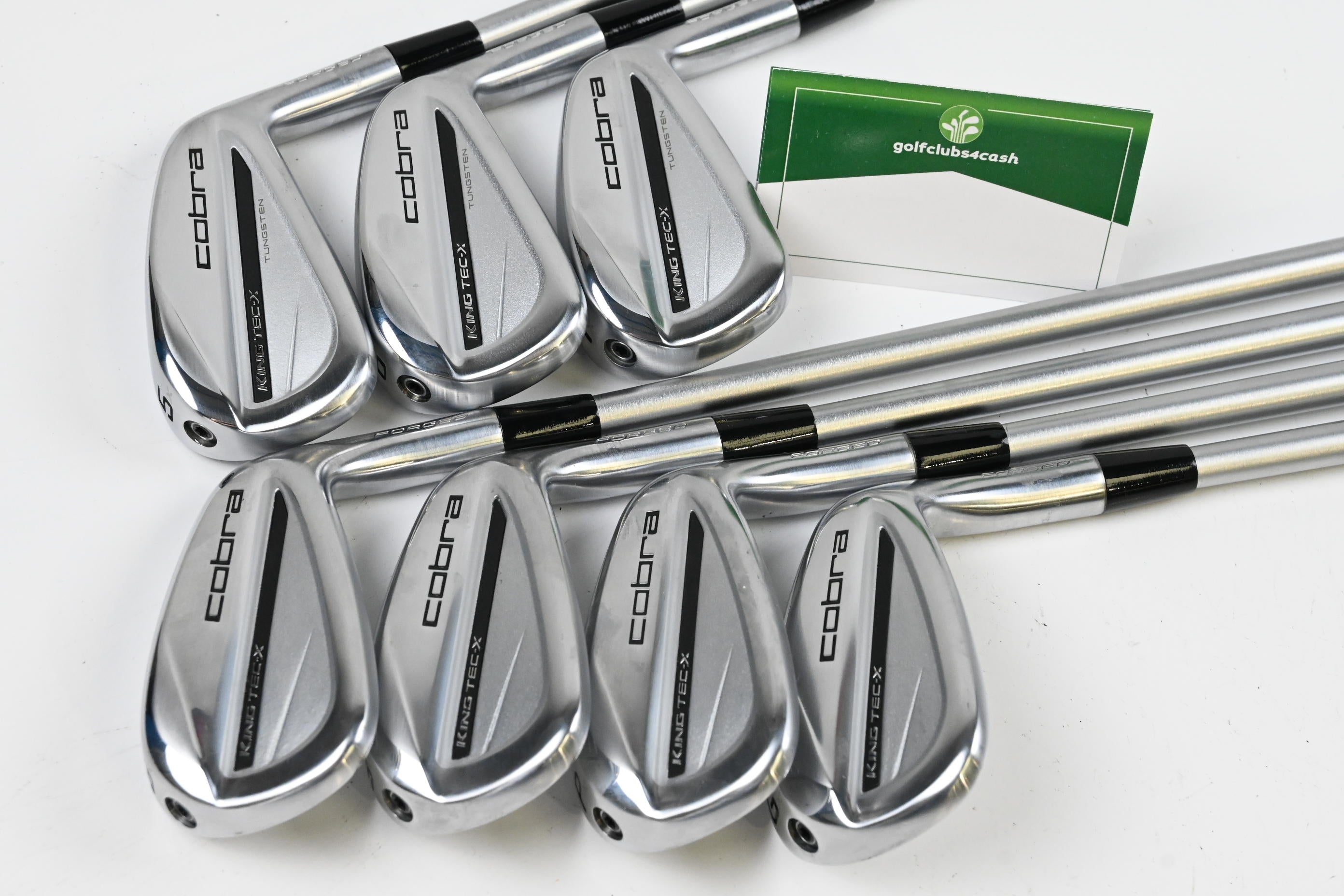 Cobra 2025 King Tec-X Irons / 5-PW+GW / Stiff Flex KBS Tour C-Taper 120 Shafts