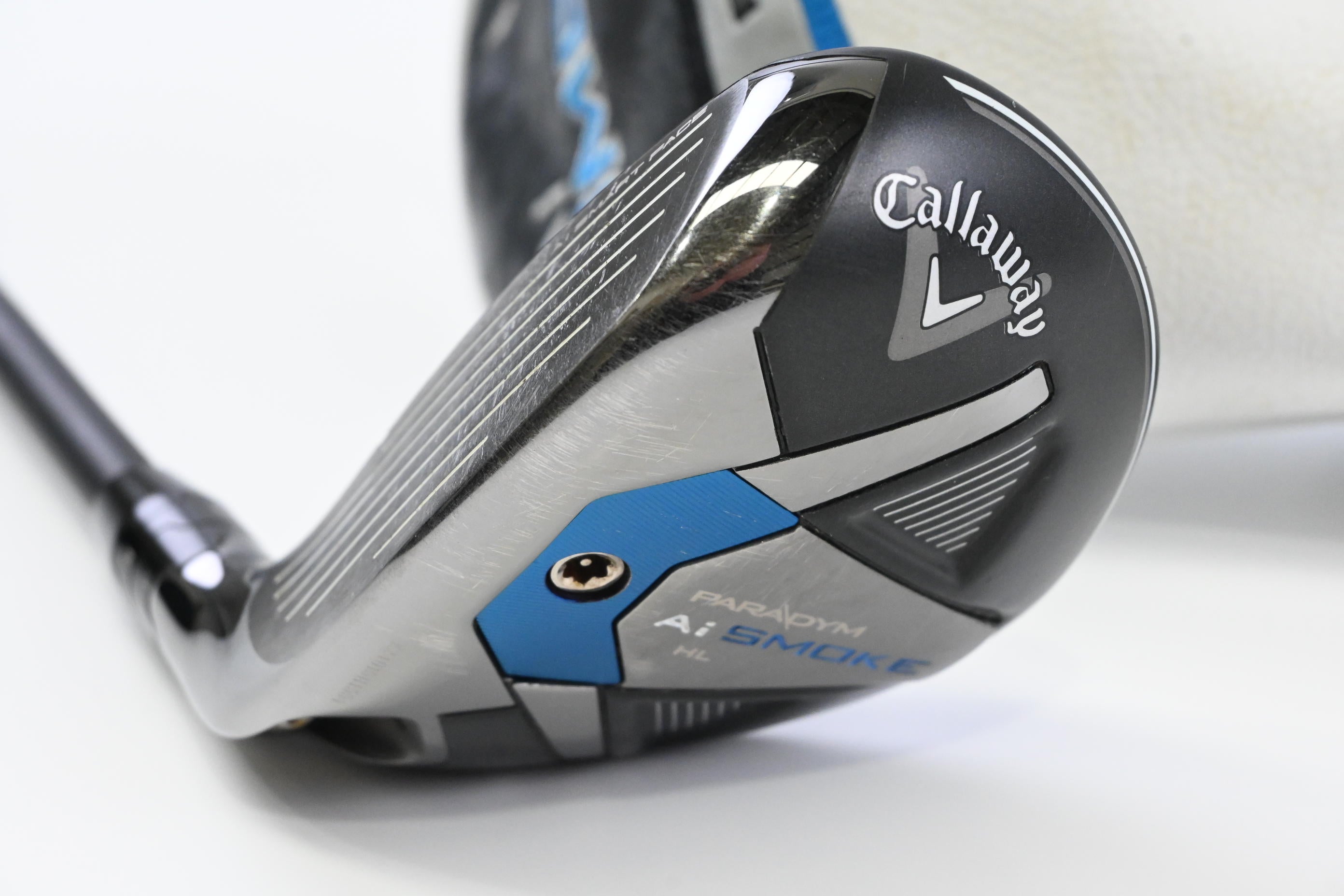 Left Hand Callaway Paradym Ai Smoke HL #4 Hybrid / 21 Degree / Senior Flex