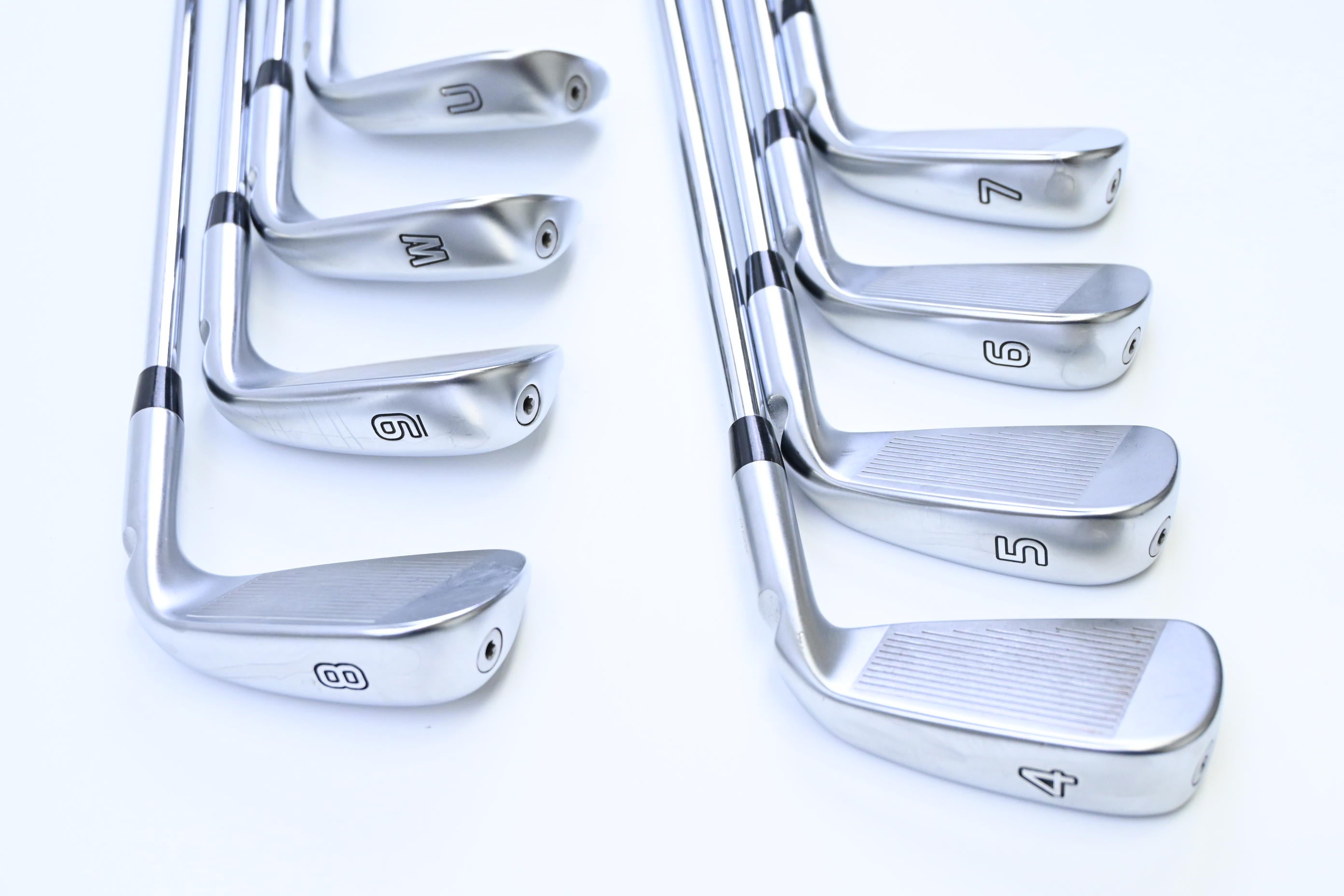 Left Hand Ping i525 Irons / 4-PW+UW / Green Dot / Regular Flex Ping AWT 2.0