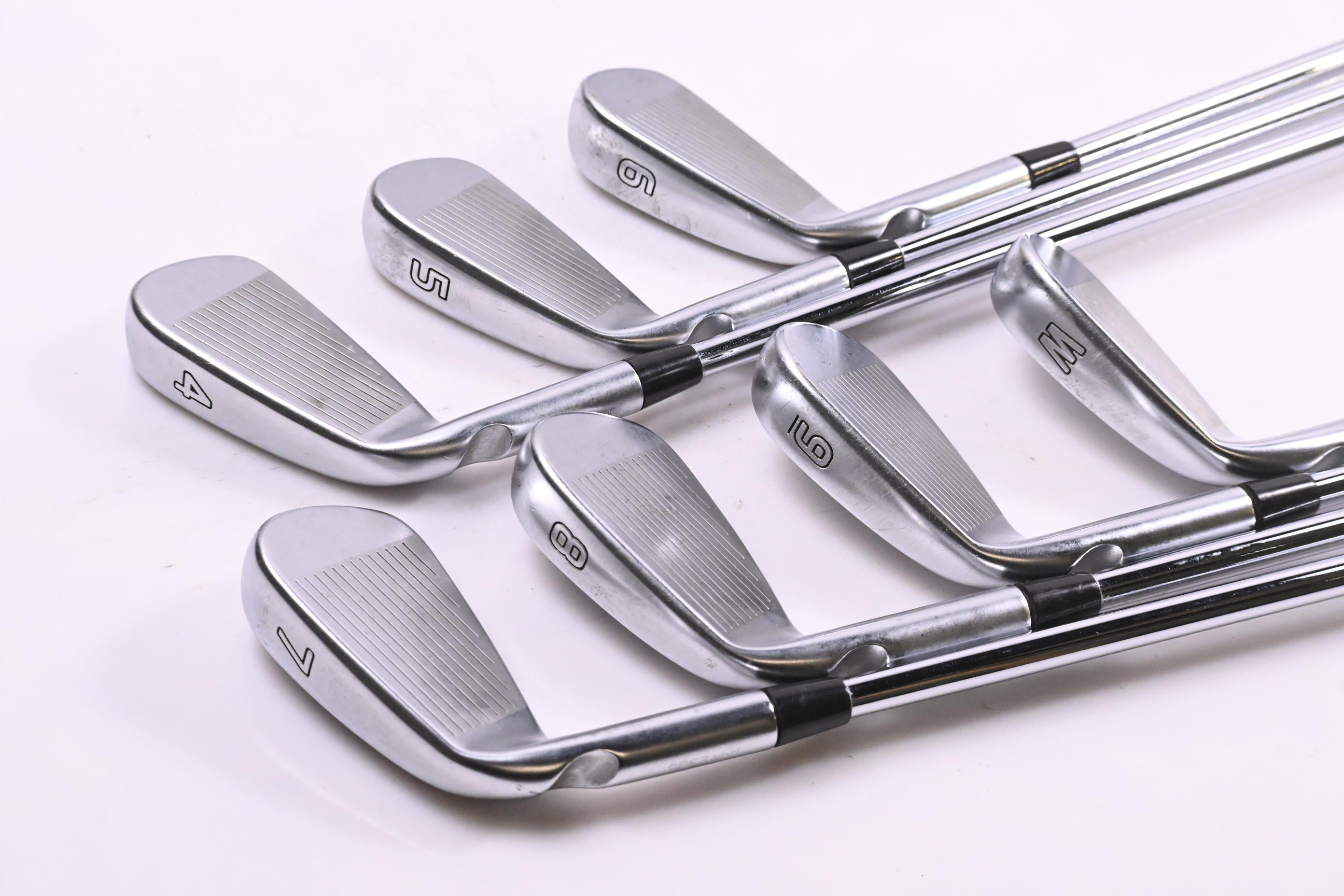 Ping i500 Irons / 4-PW / Blue Dot / Regular Flex Ping AWT 2.0 Shafts