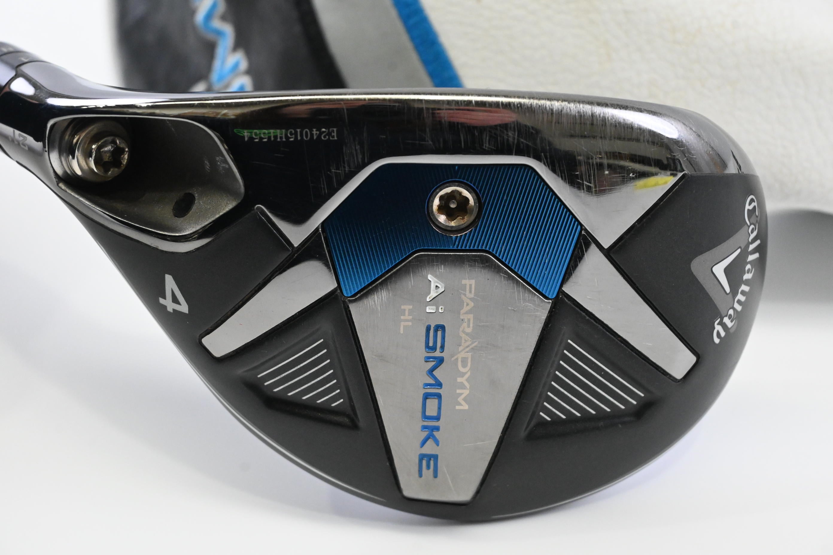 Left Hand Callaway Paradym Ai Smoke HL #4 Hybrid / 21 Degree / Senior Flex