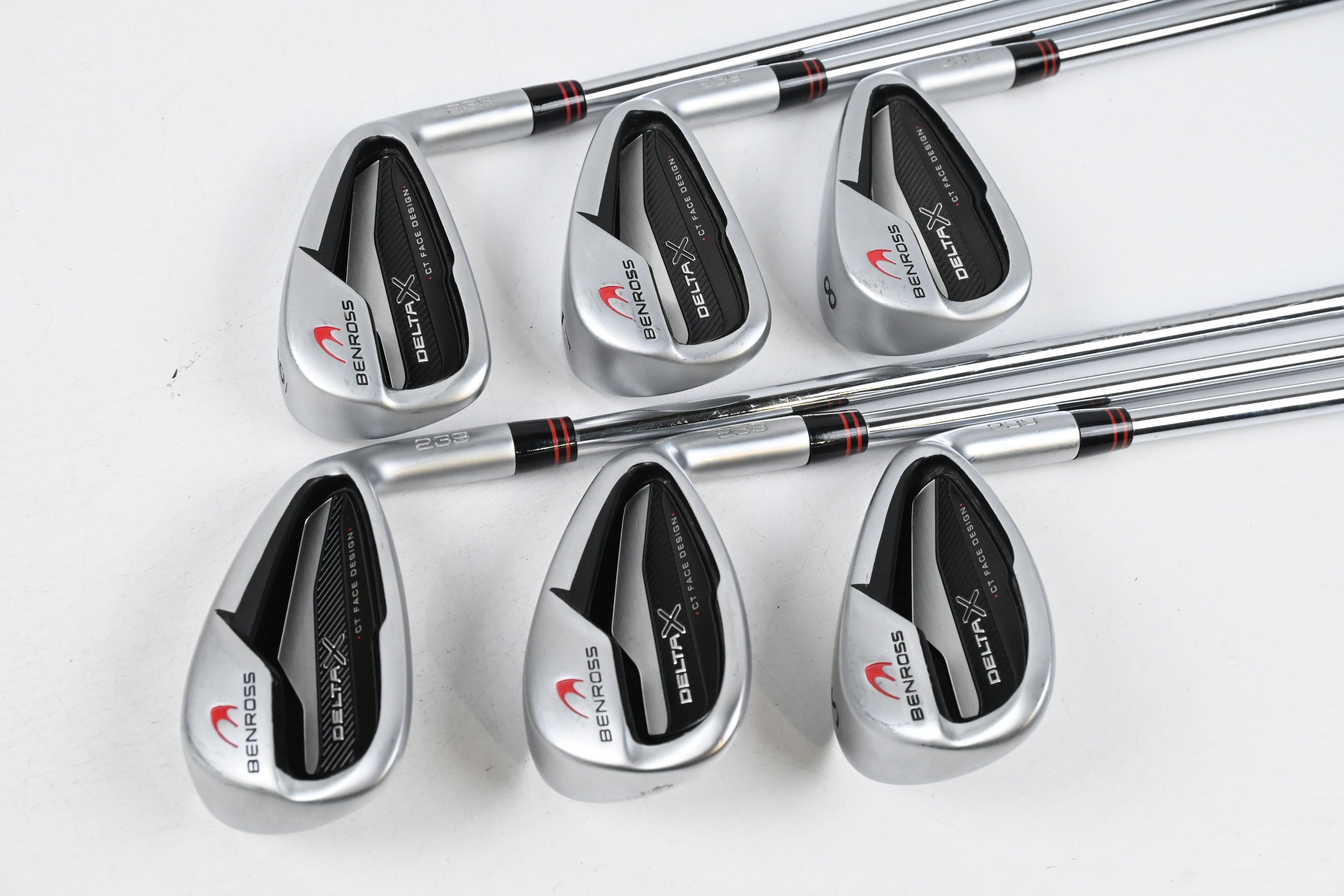 Benross Delta X Irons / 6-PW+SW / Regular Flex KBS MAX 80 Shafts