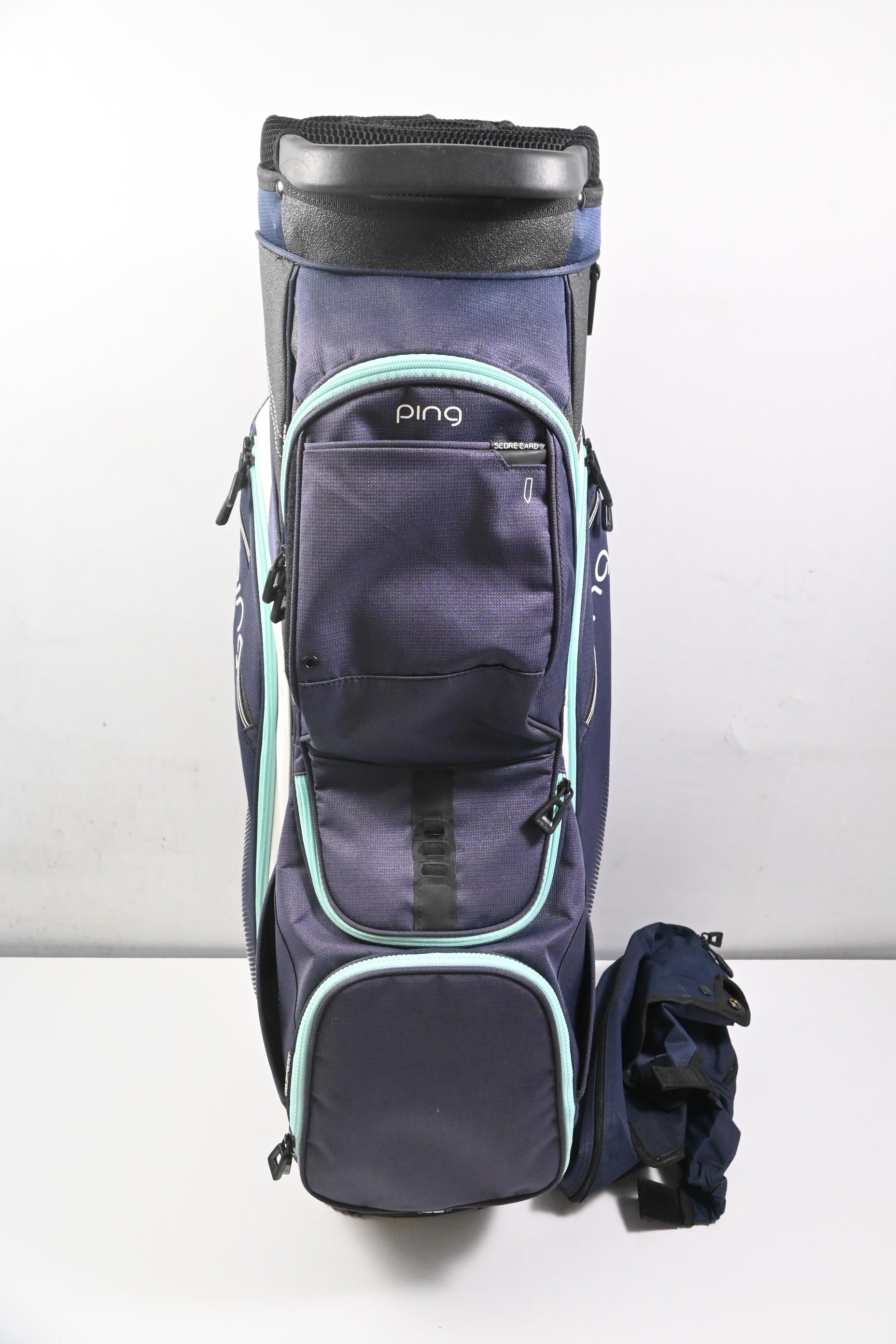 Ping Traverse Cart Bag / 14-Way Divider / Black, Blue & White