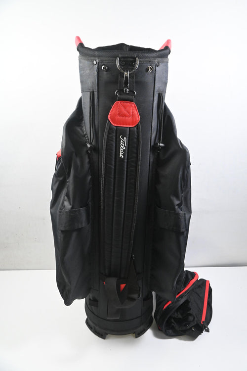 Titleist Cart 14 Cart Bag / 14-Way Divider / Black, Red