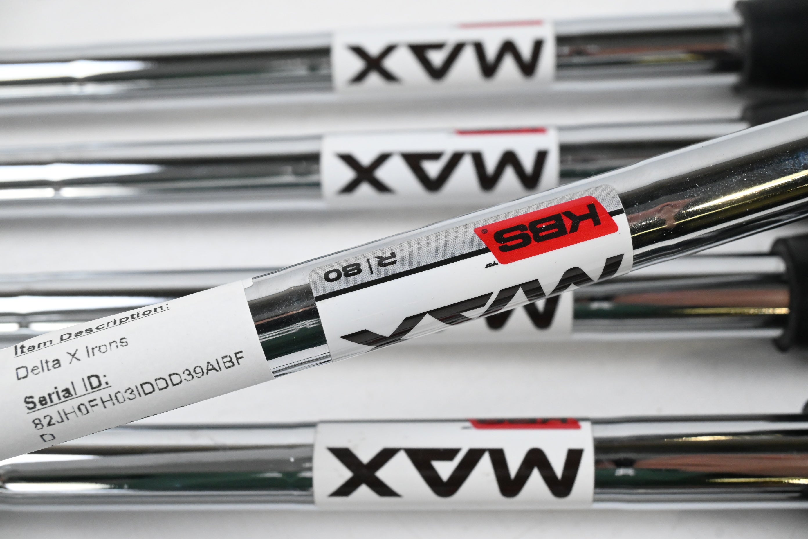 Benross Delta X Irons / 6-PW+SW / Regular Flex KBS MAX 80 Shafts
