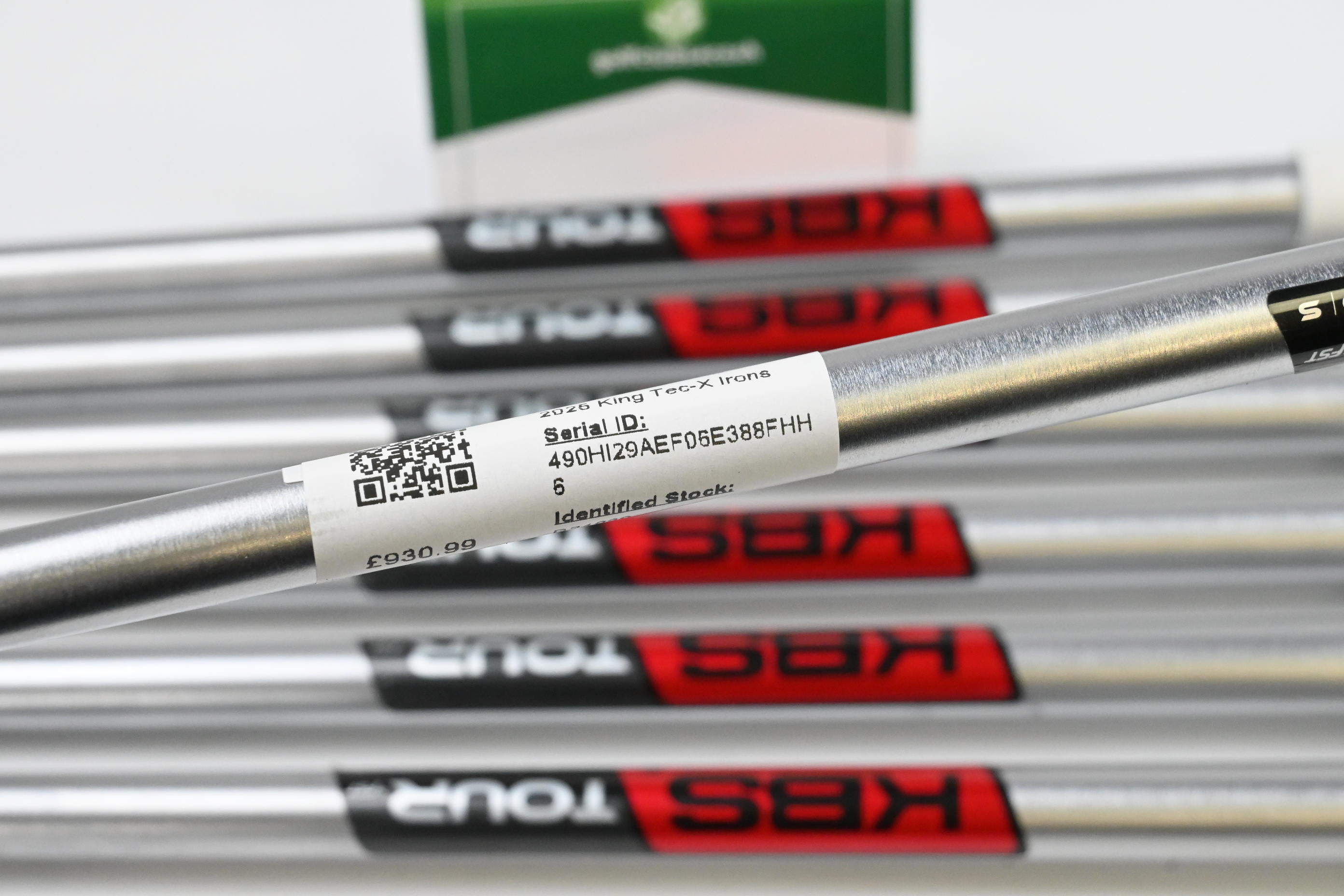 Cobra 2025 King Tec-X Irons / 5-PW+GW / Stiff Flex KBS Tour C-Taper 120 Shafts