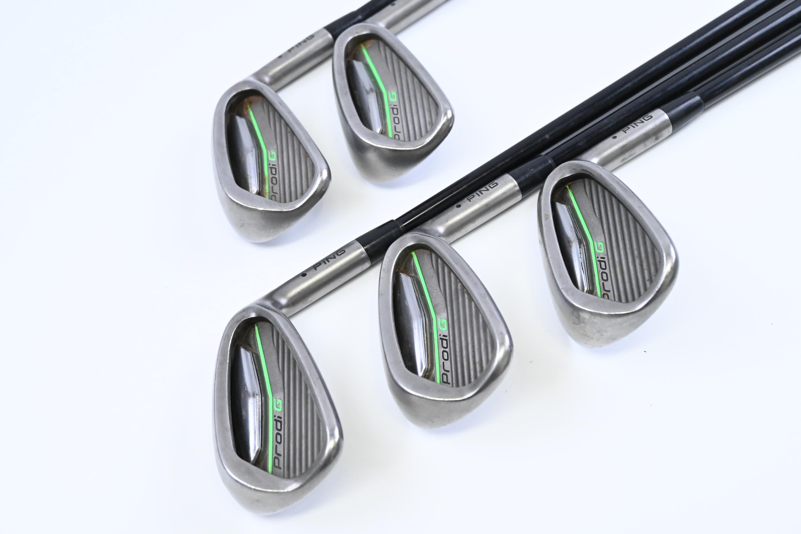 Junior Ping Prodi-G Irons / 6-PW / Black Dot / Junior Flex Ping Prodi-G Shafts