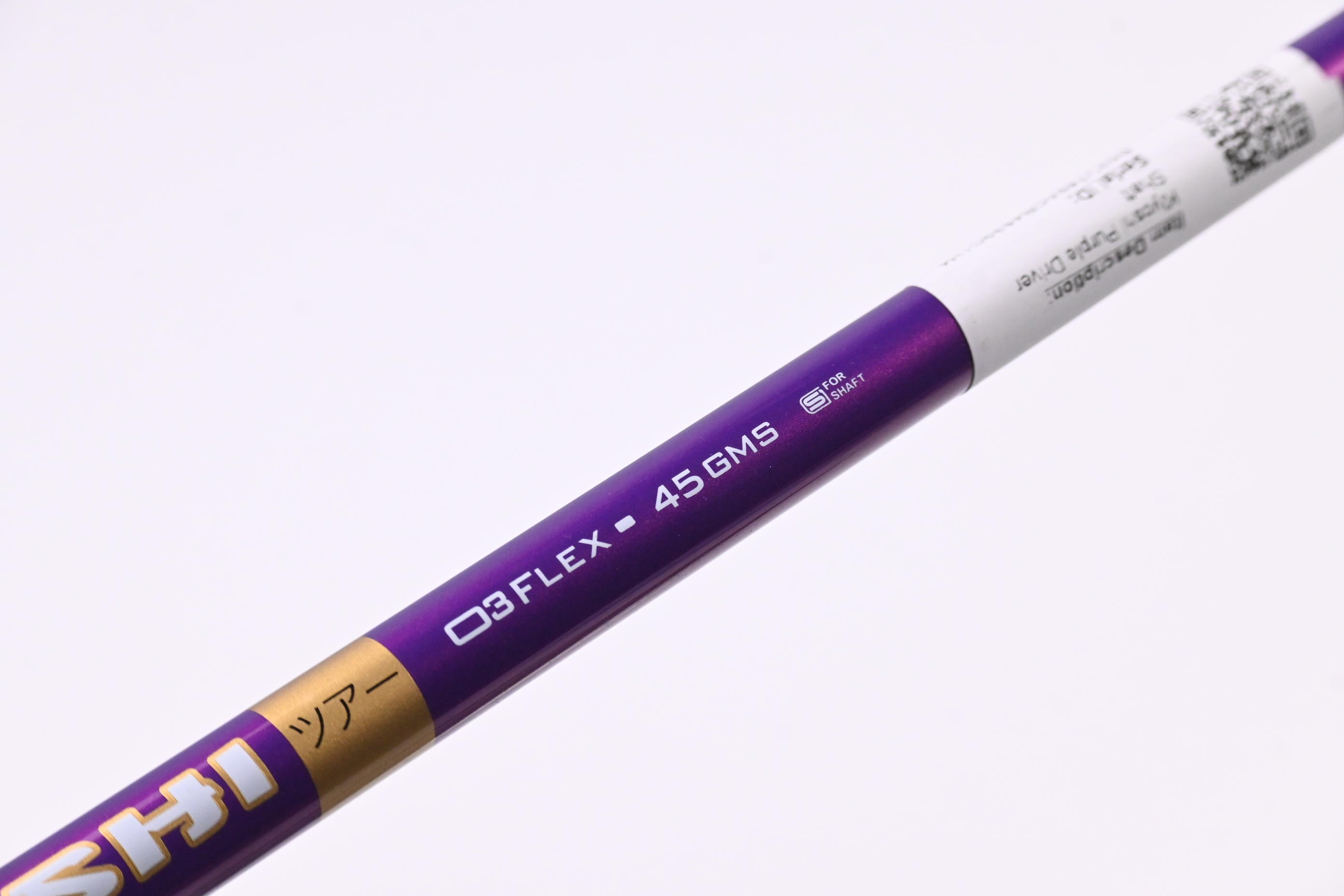Oban Kiyoshi Purple 45 Driver Shaft / Regular Flex / Titleist Adapter
