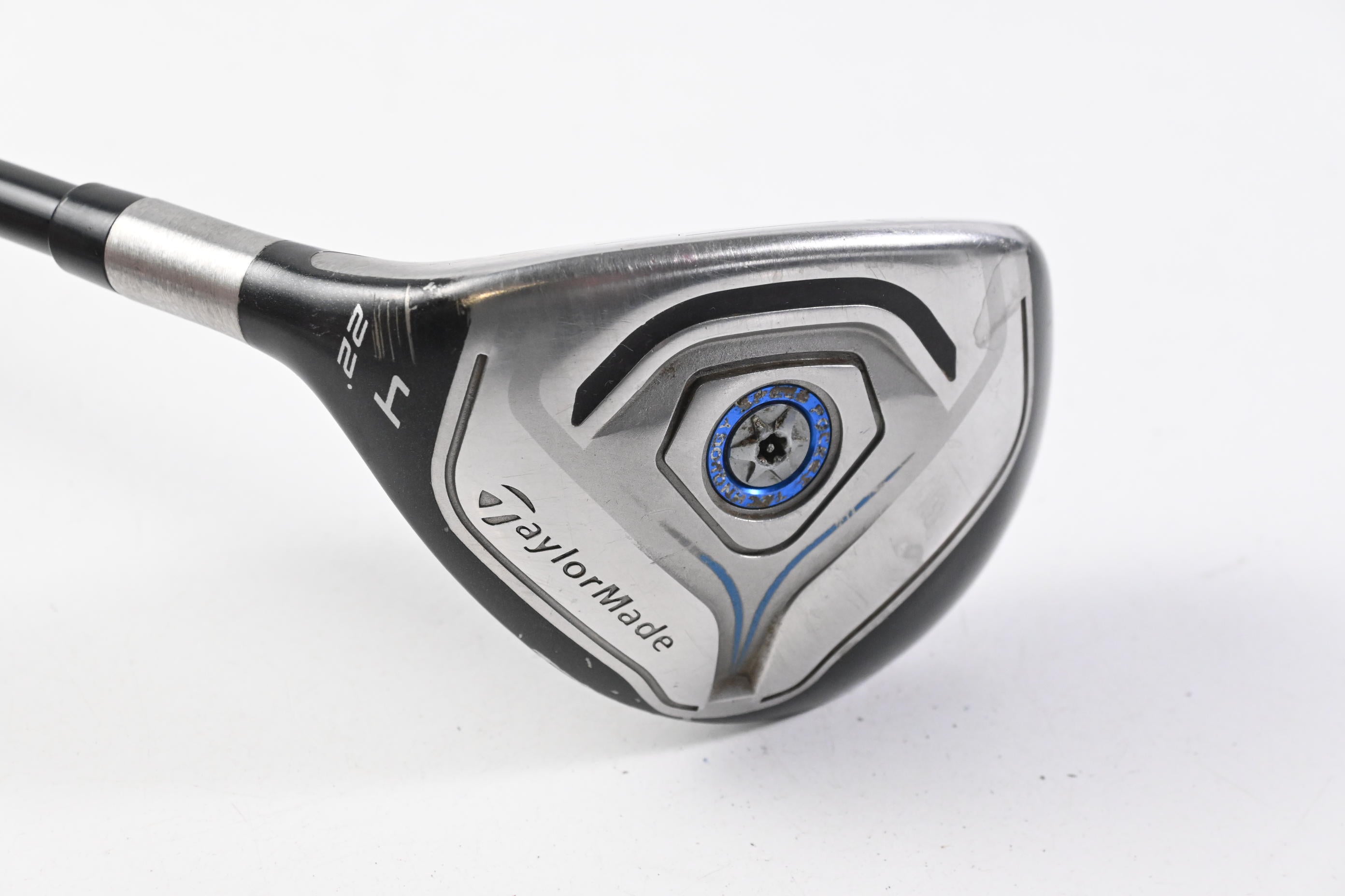 Left Hand Taylormade Jetspeed #4 Hybrid / 22 Degree / Regular Flex Velox T Shaft