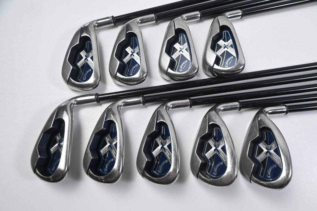 Callaway X-18 Irons / 3-PW+SW / Regular Flex System 75 Shafts