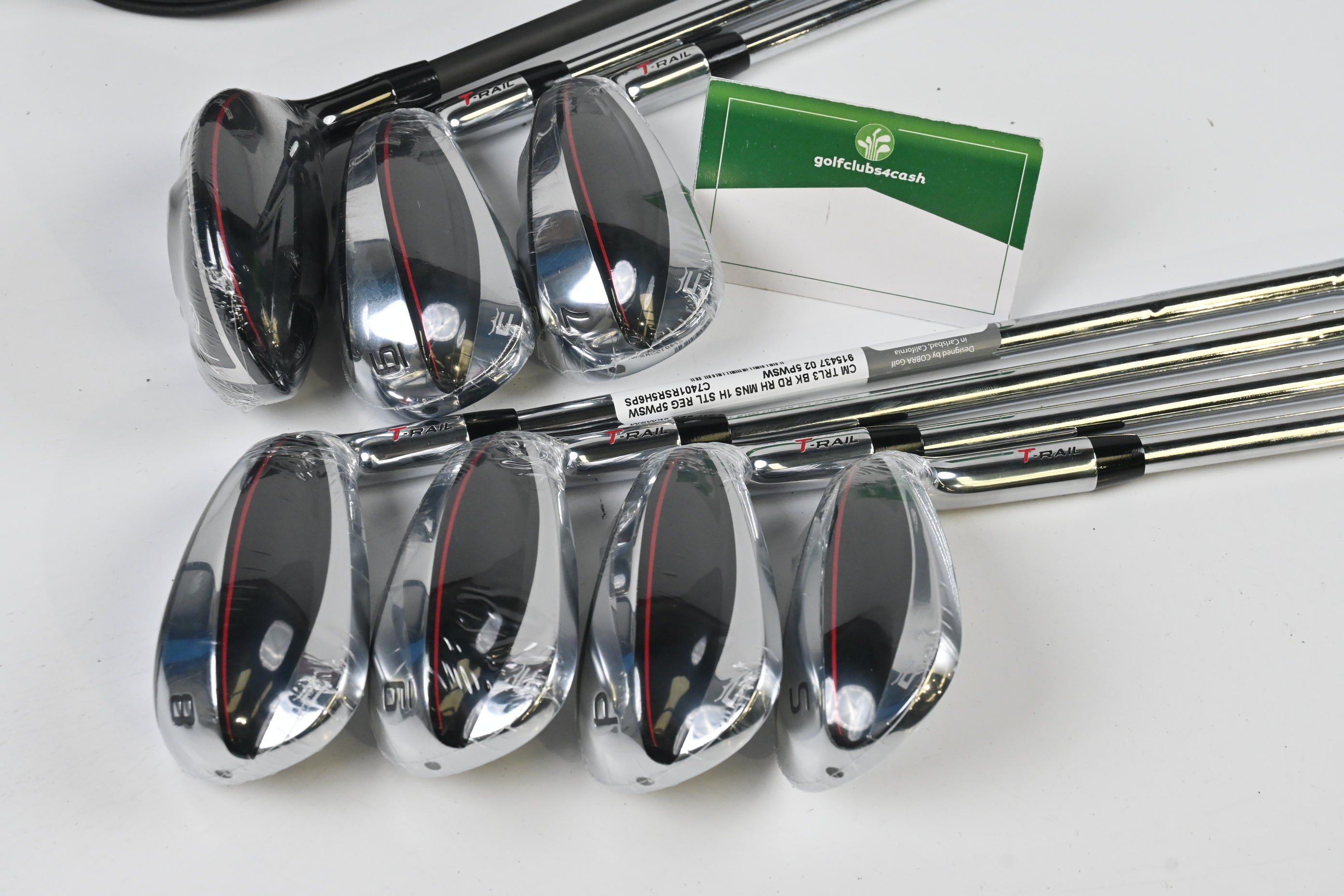 Cobra T-Rail Hybrid Combo Irons / 5H+6-PW+SW / Regular Flex Cobra Ultralite