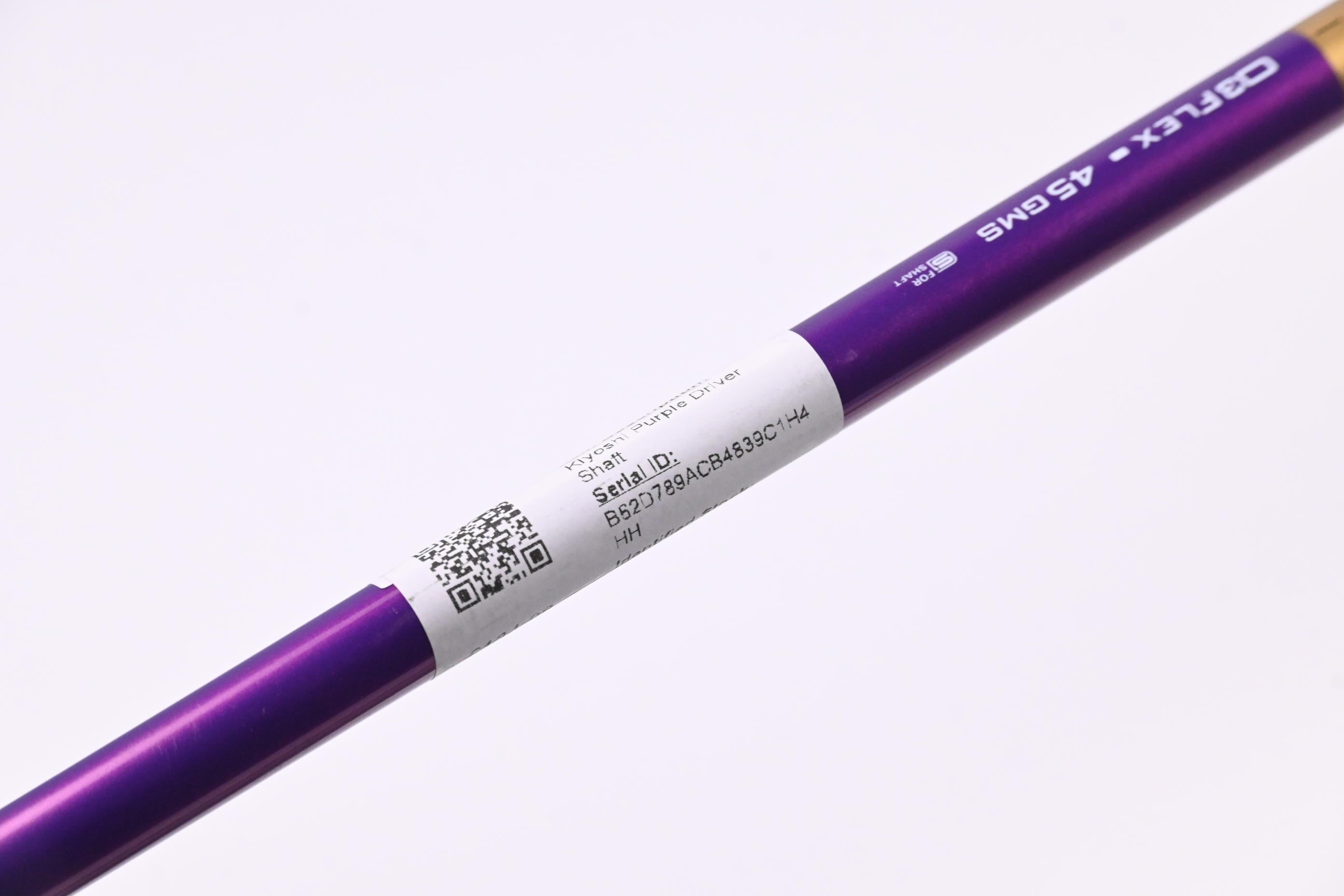 Oban Kiyoshi Purple 45 Driver Shaft / Regular Flex / Titleist Adapter