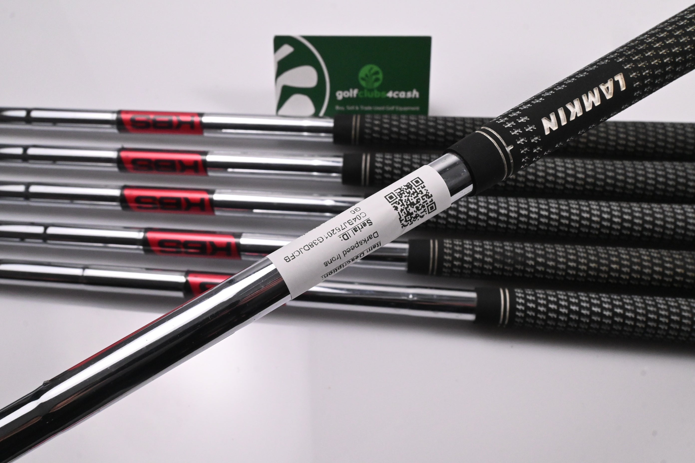 Cobra Darkspeed Irons / 5-PW / Stiff Flex KBS Tour 90 Shafts