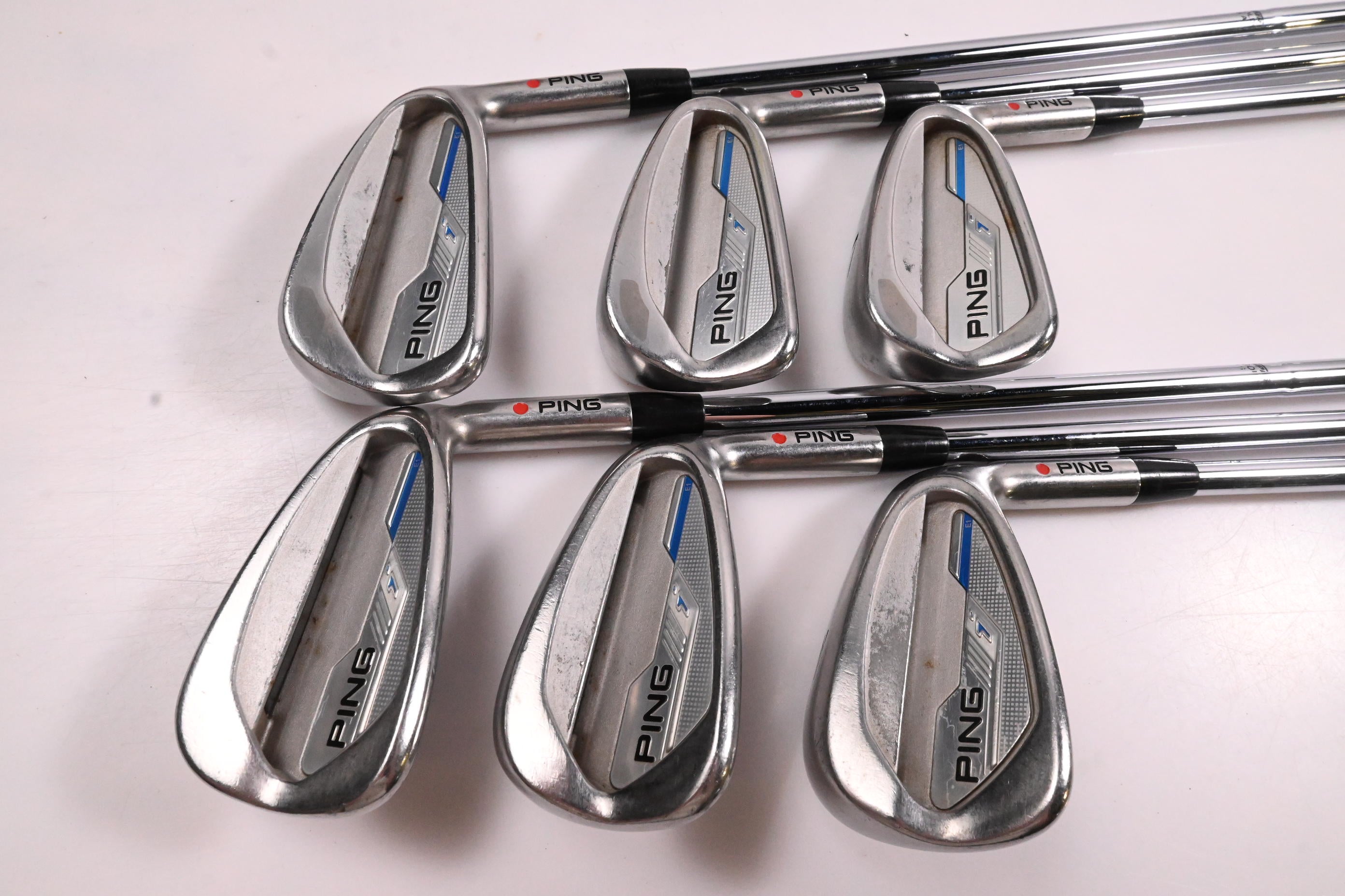 Ping i-Series E1 Irons / 5-PW / Red Dot / Stiff Flex Dynamic Gold S300 Shafts