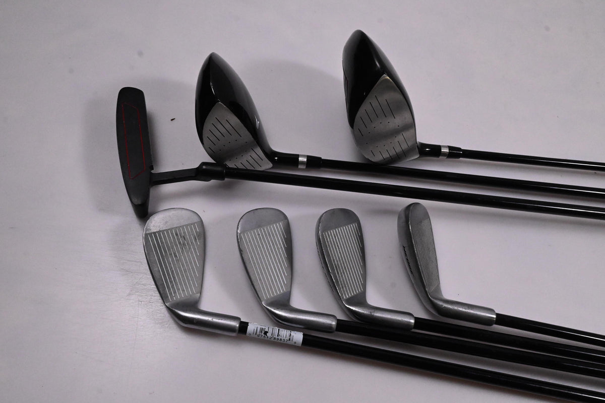 Junior Wilson Deep Red Tour Package Set / Woods, Irons, Putter, Bag