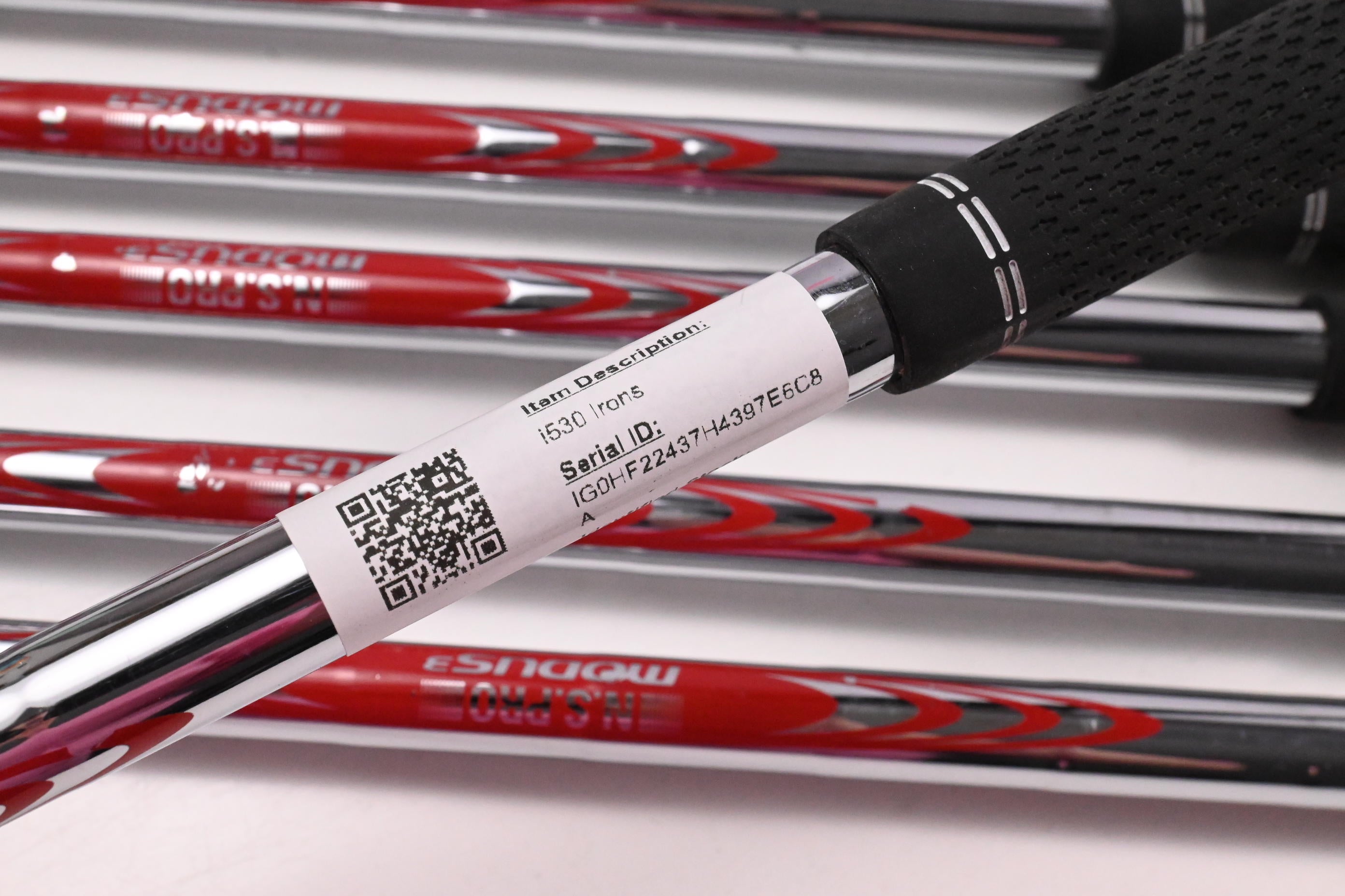 Ping i530 Irons / 5-PW / Black Dot / Stiff Flex N.S.Pro Modus3 Tour 105 Shafts
