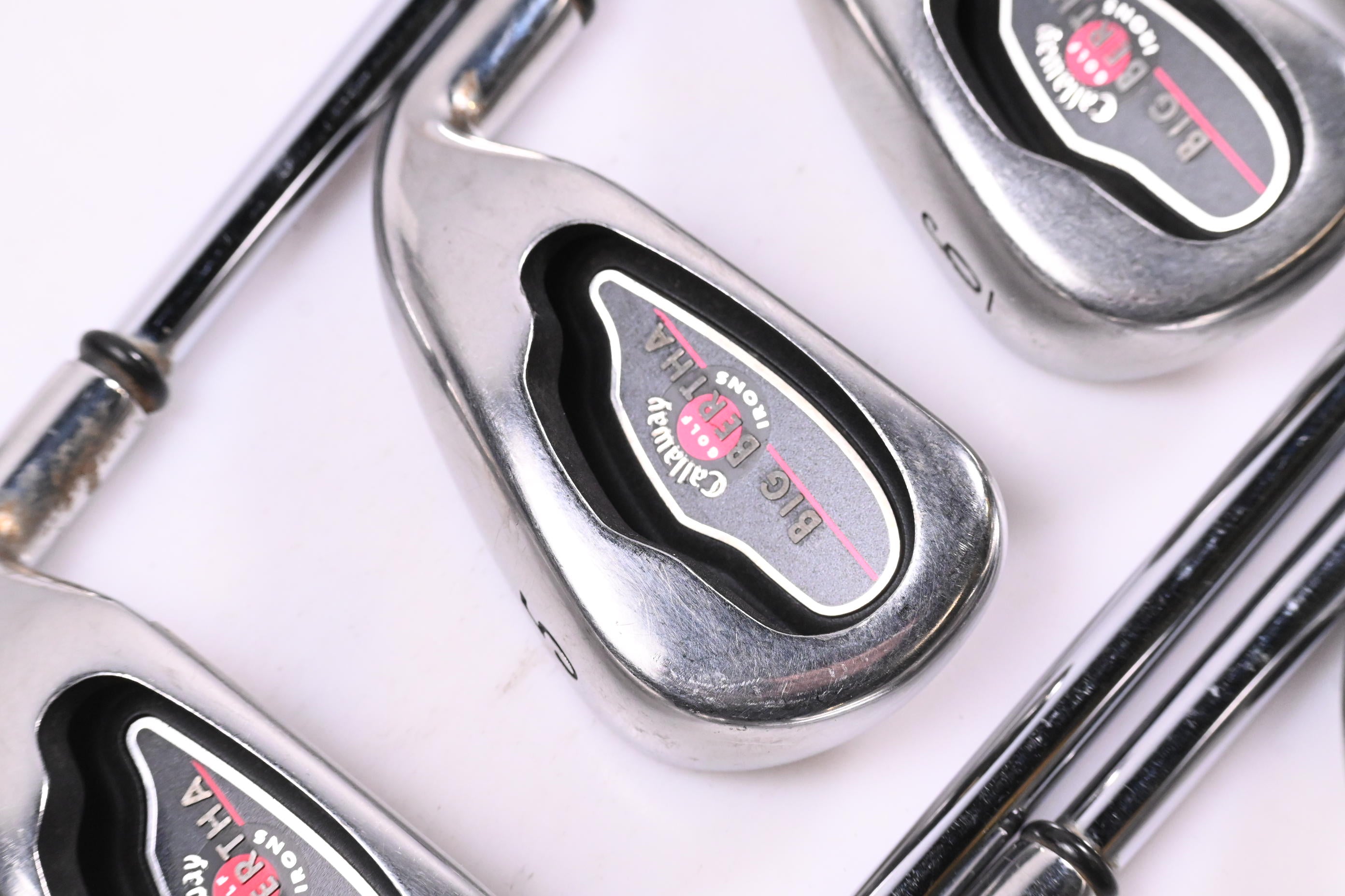 Callaway Big Bertha 2004 Irons / 4-PW+GW+SW / Uniflex Callaway Big Bertha Shafts