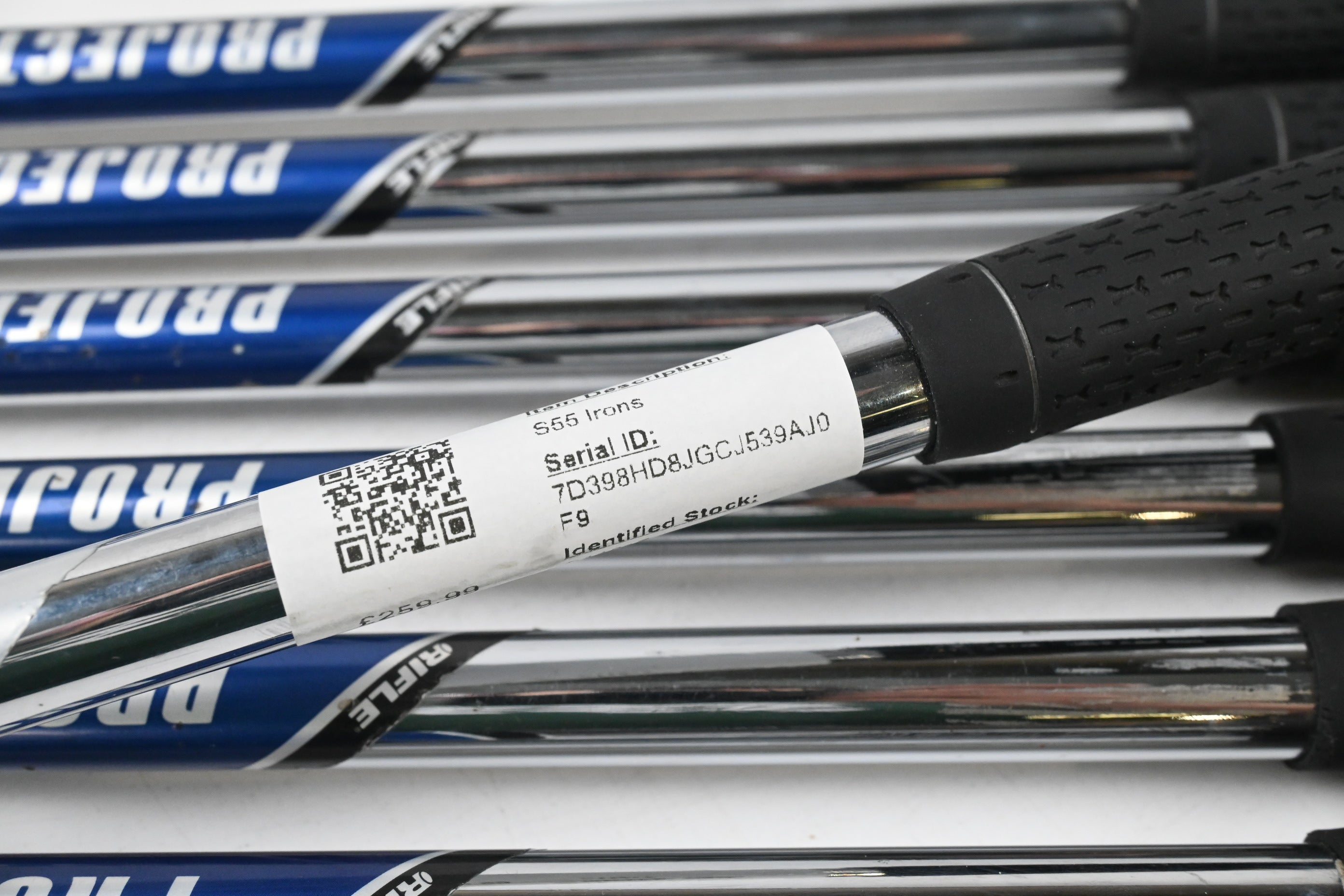 Ping S55 Irons / 4-PW / Green Dot / X Flex Project X Precision Shafts