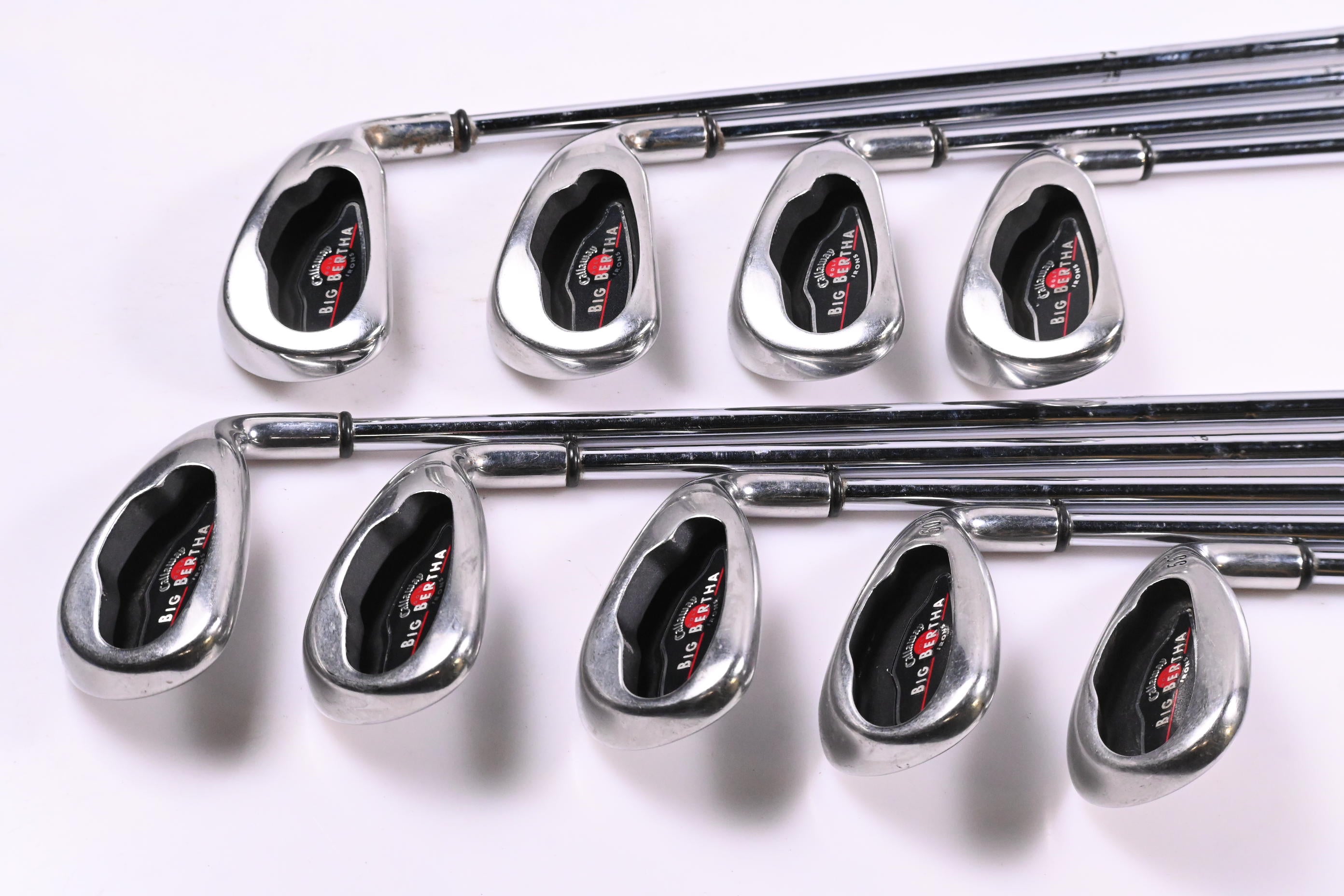 Callaway Big Bertha 2004 Irons / 4-PW+GW+SW / Uniflex Callaway Big Bertha Shafts