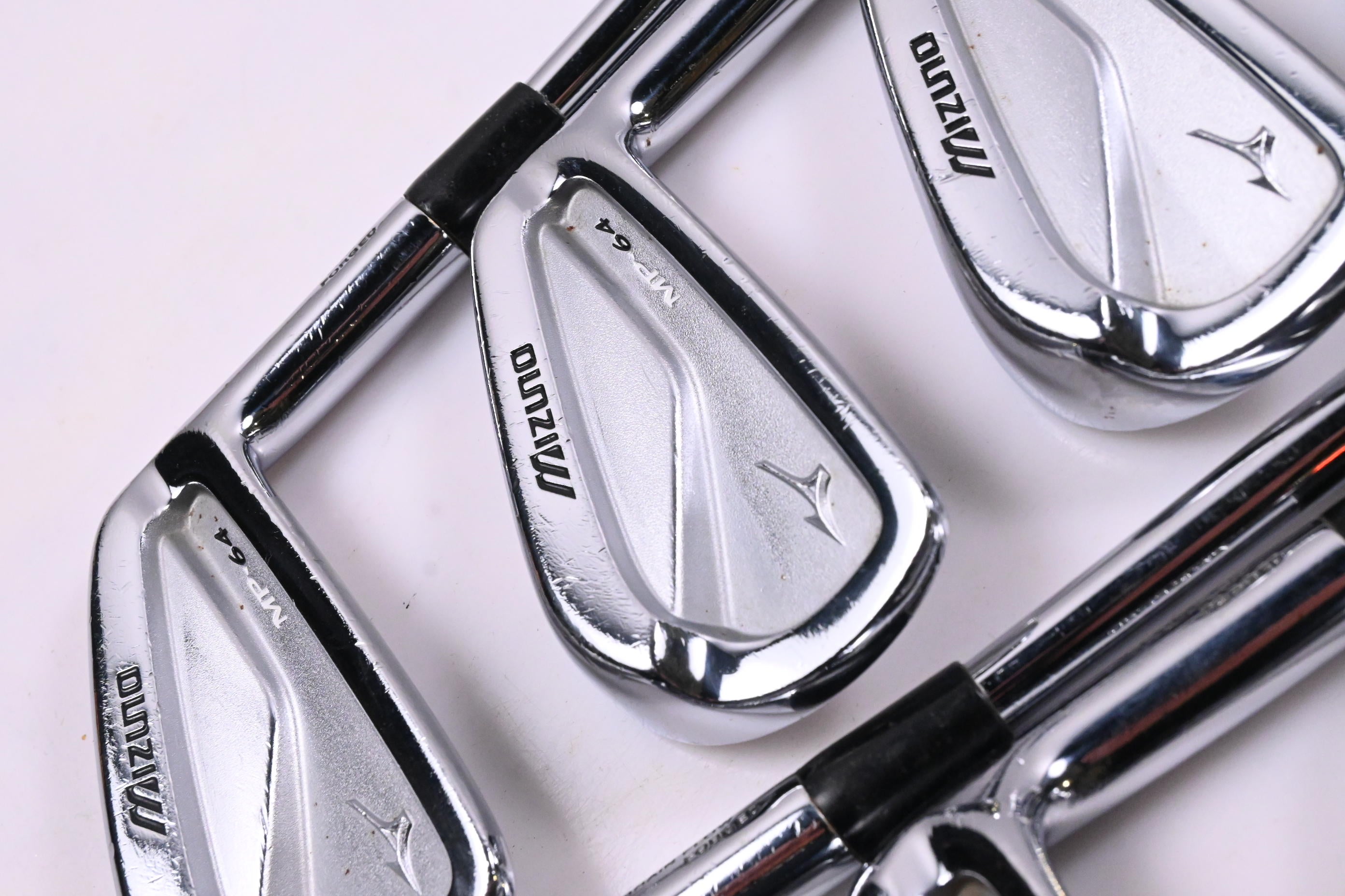 Mizuno MP-64 Irons / 3-PW / Stiff Flex KBS Tour Shafts