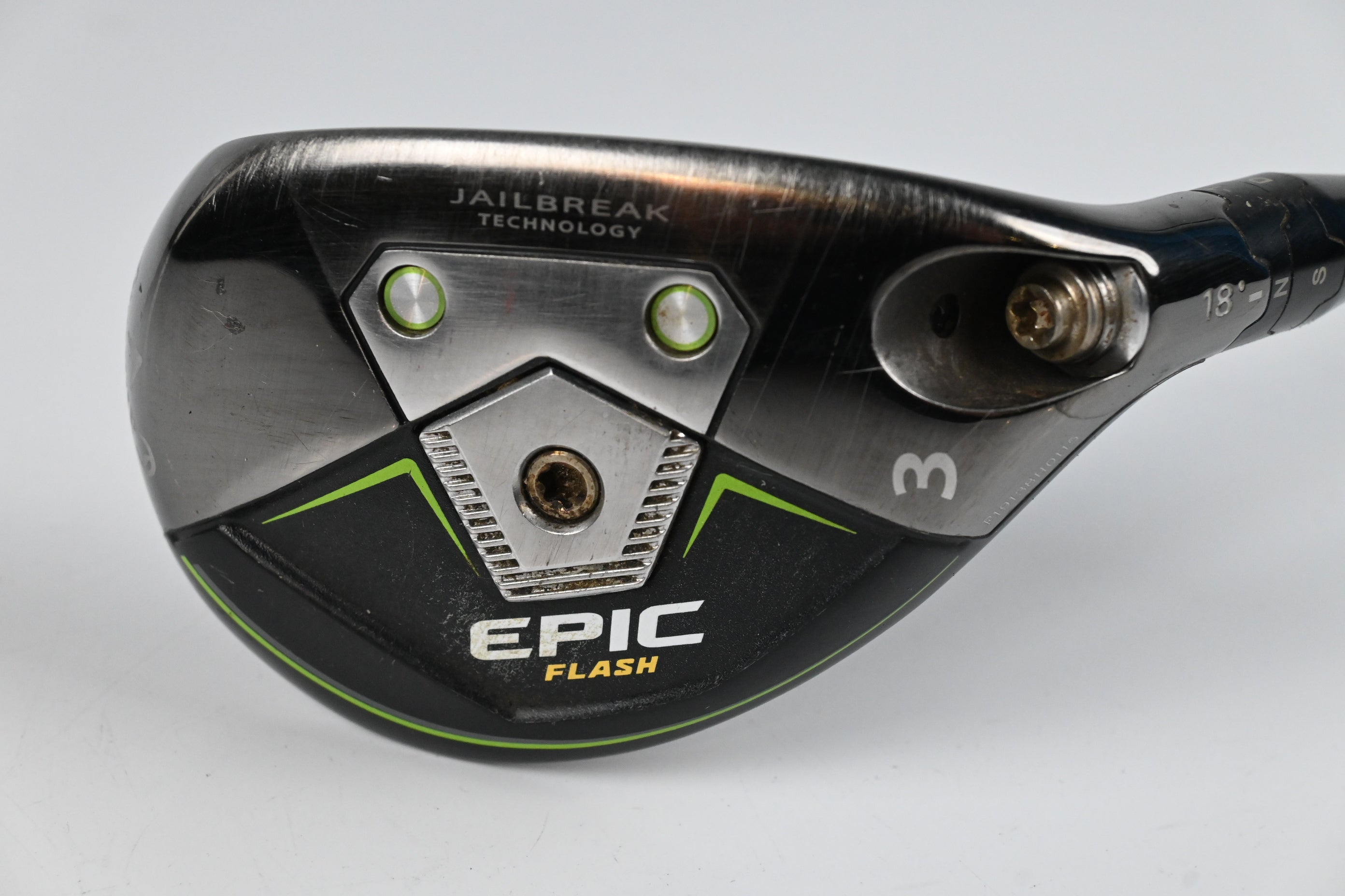 Callaway Epic Flash #3 Hybrid / 18 Degree / Stiff Flex Tensei AV Silver 70 Shaft