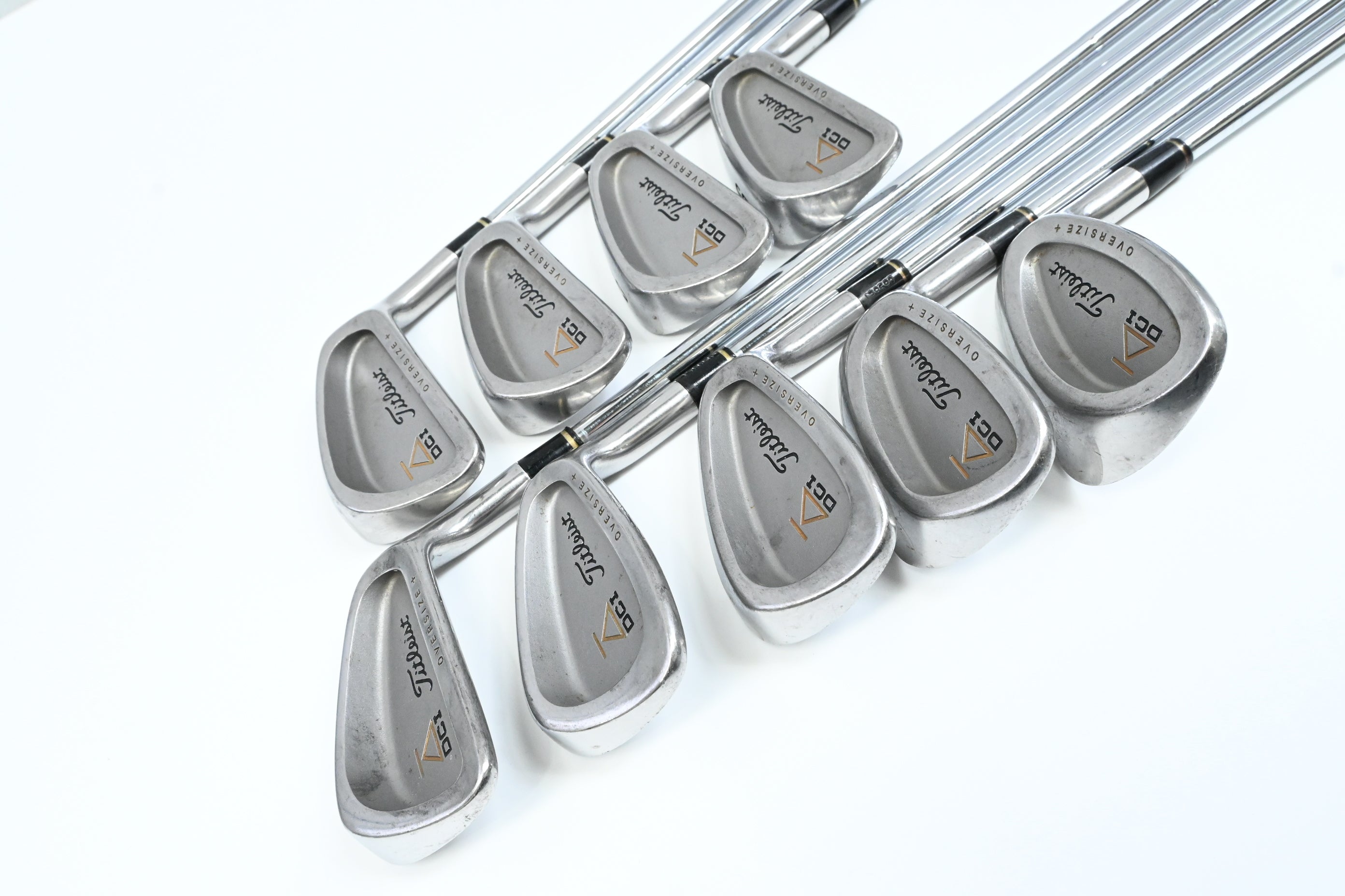 Titleist DCI Oversize+ Gold Irons / 3-PW+SW / Regular Flex Titleist Tri Spec