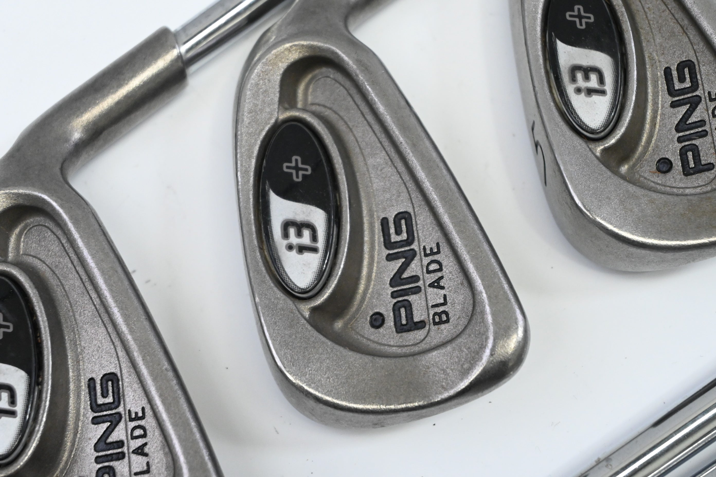 Ping i3+ Irons / 3-PW+SW / Black Dot / Regular Flex Steel Shafts
