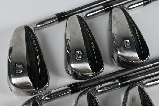 Wilson Launch Pad 2022 Irons / 5-PW / Regular Flex EvenFlow Green 65 Shafts