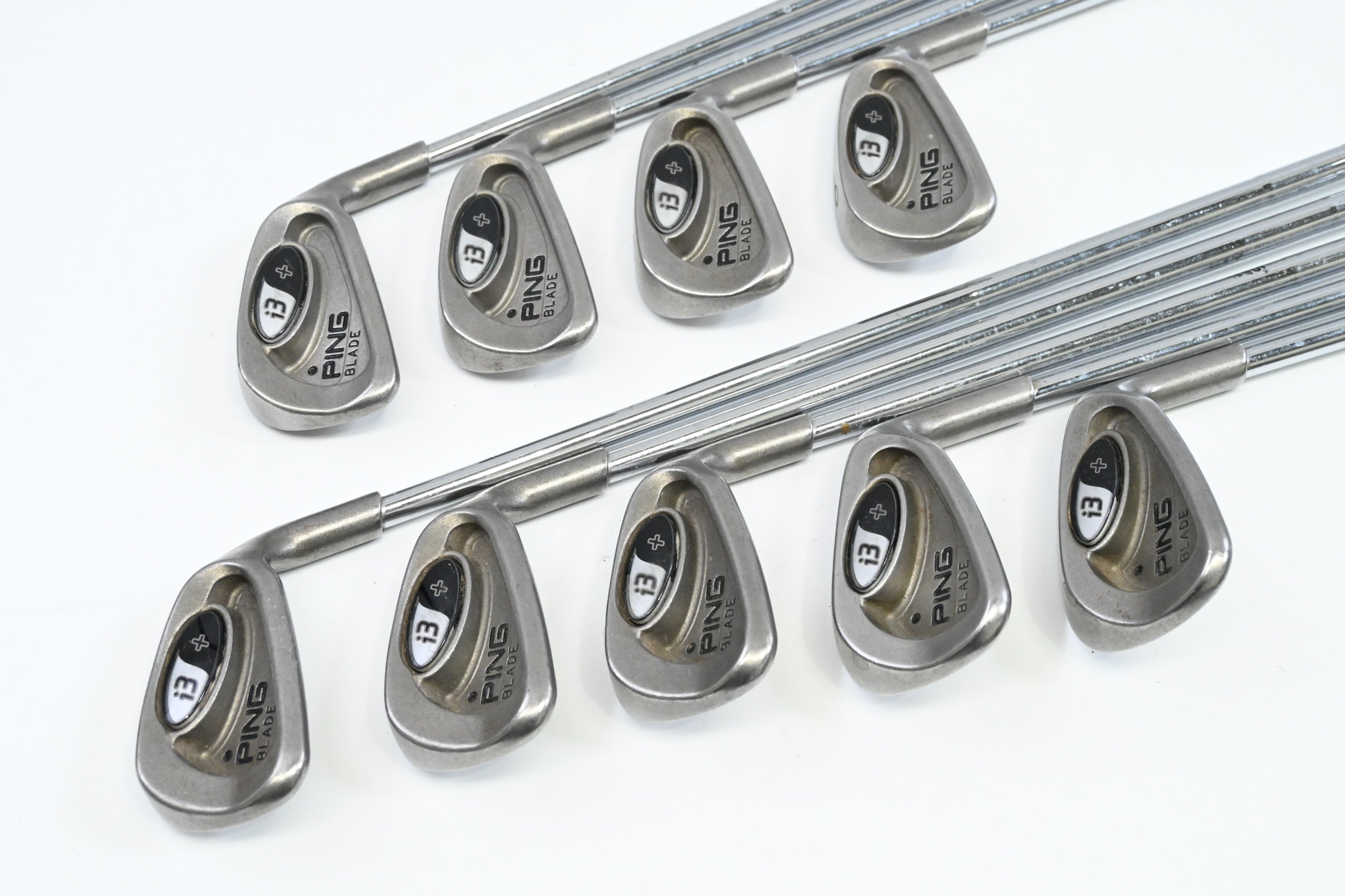 Ping i3+ Irons / 3-PW+SW / Black Dot / Regular Flex Steel Shafts