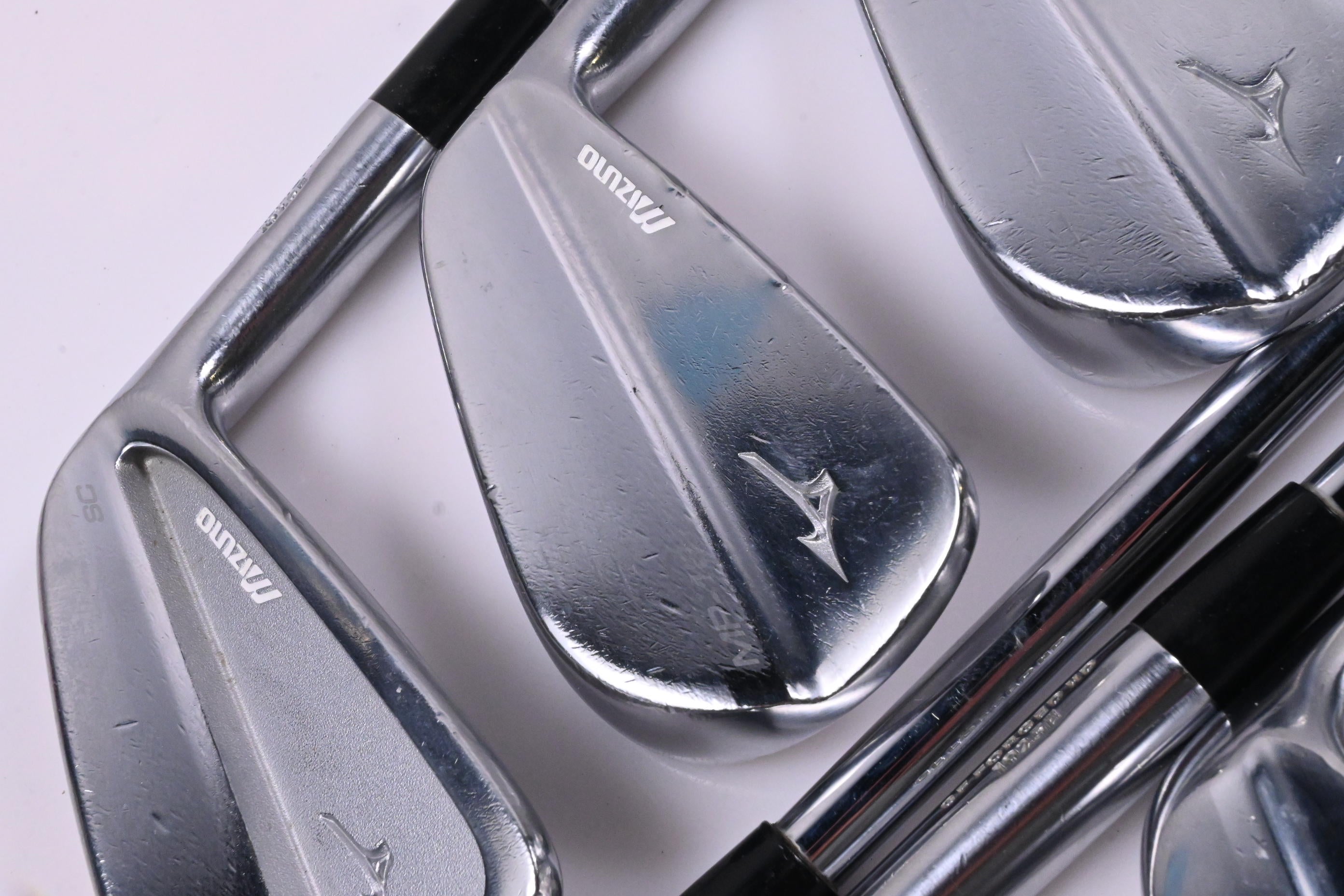 Mizuno MP-18 SC/MB Combo Irons / 4-PW / Stiff Flex AMT Tour White S300 Shafts
