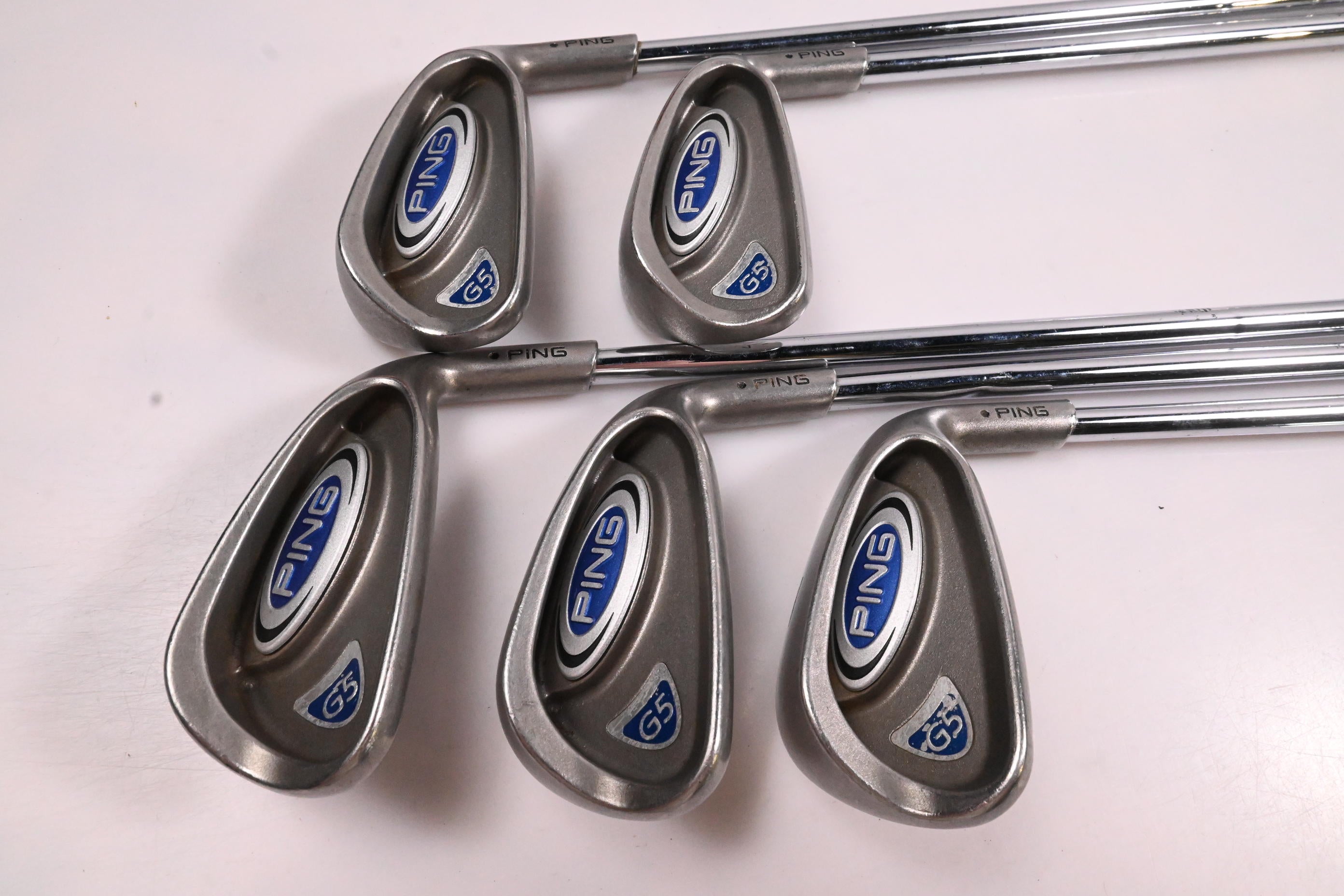 Ping G5 Irons / 6-PW / Black Dot / Regular Flex Ping Shafts