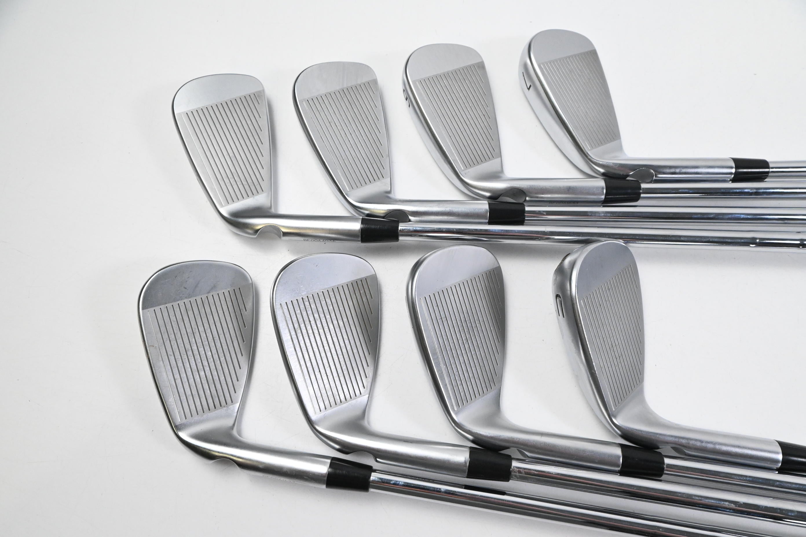 Ping i530 Irons / 4-PW+GW / Green Dot / Stiff Flex KBS Tour 120 Steel Shafts