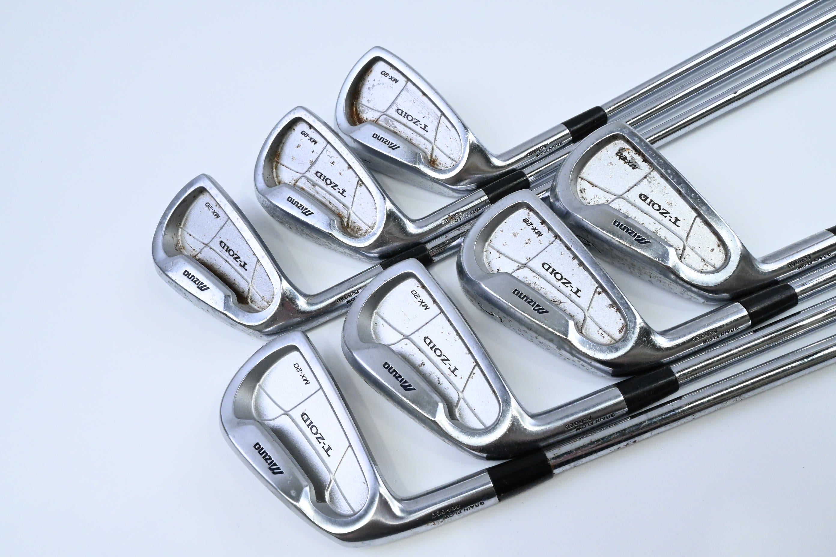 Left Hand Mizuno MX-20 Irons / 3-9 / Stiff Flex Dynamic Gold Lite S300 Shafts