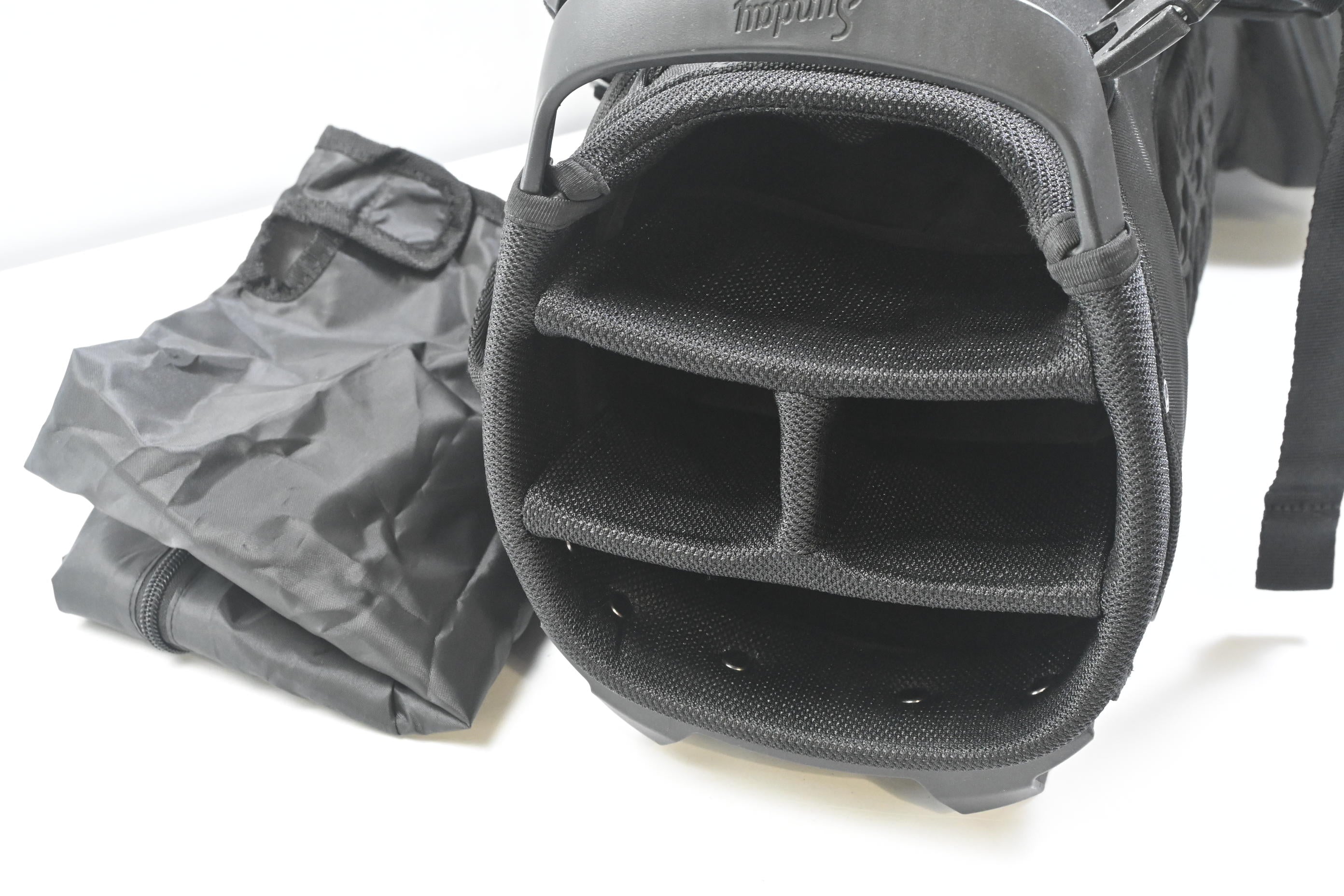 Sunday Golf El Camino Stand Bag / 4-Way Divider / Black
