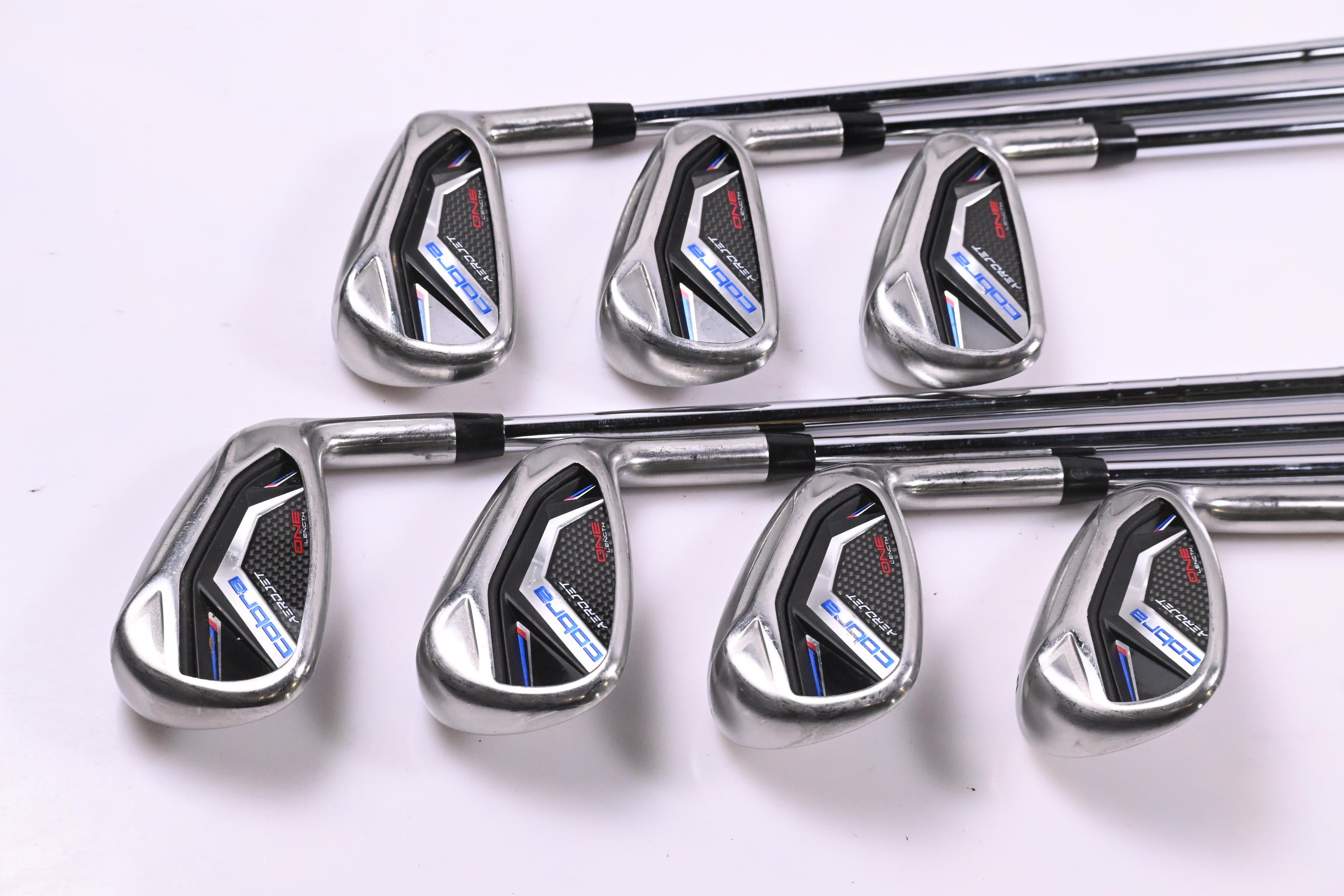 Cobra Aerojet One Length Irons / 5-PW+GW / Regular Flex KBS Tour Lite Shafts